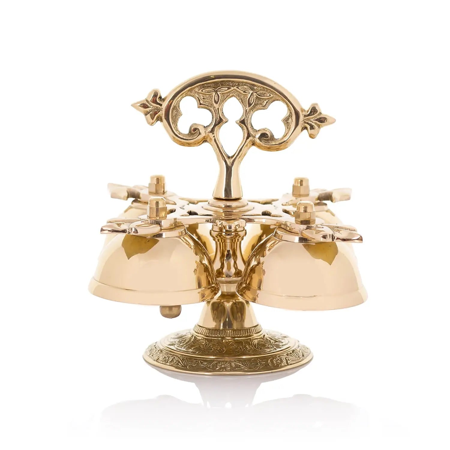 Quadruple Brass Altar Bells