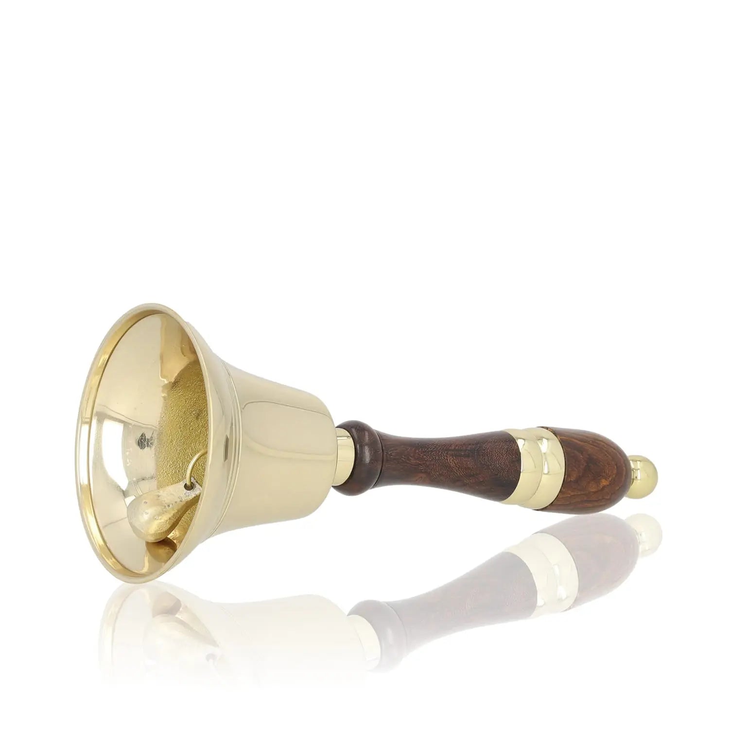 Brass Hand Bell with Wooden Handle