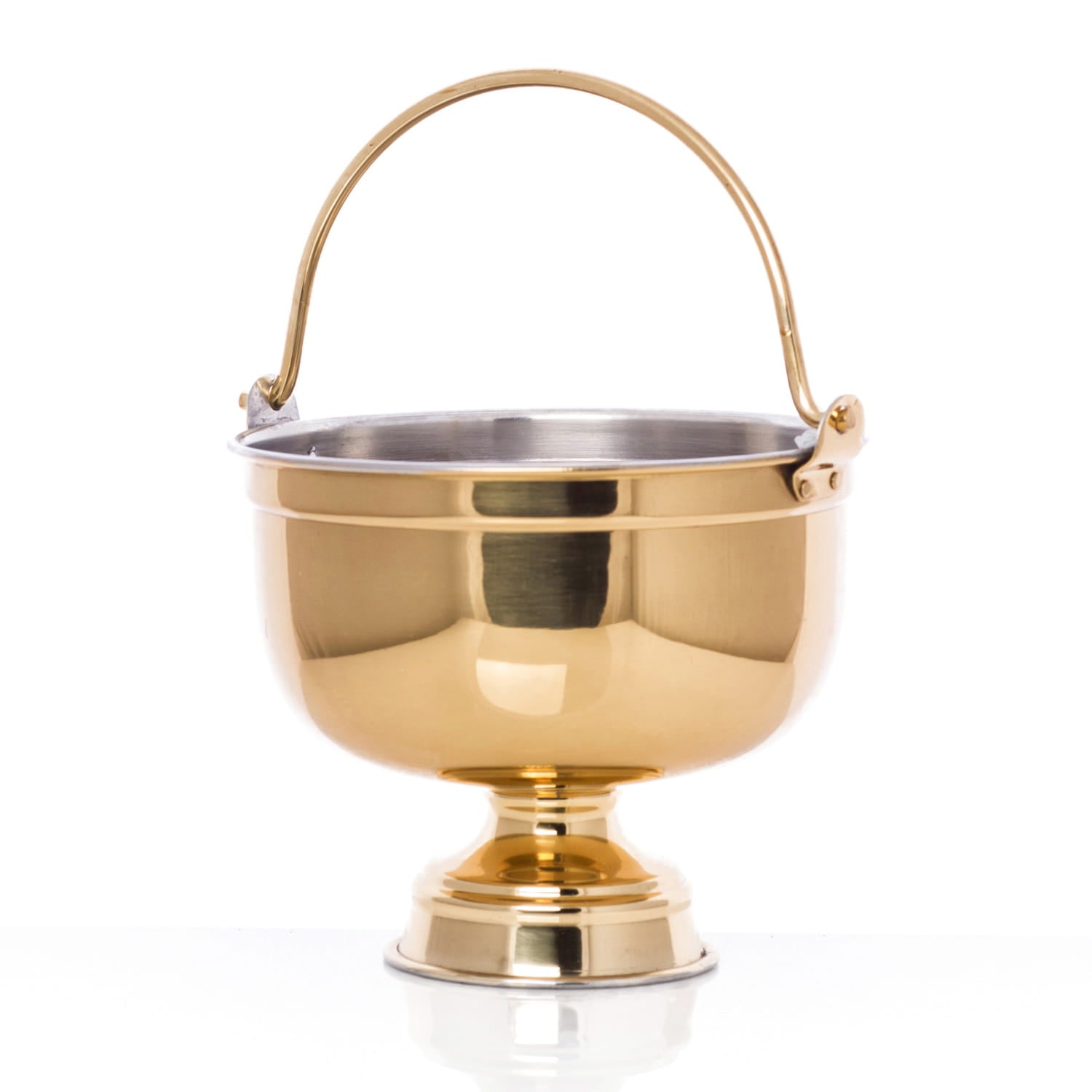 Mosiężny kociołek na wodę święconą - ORNATY.PL