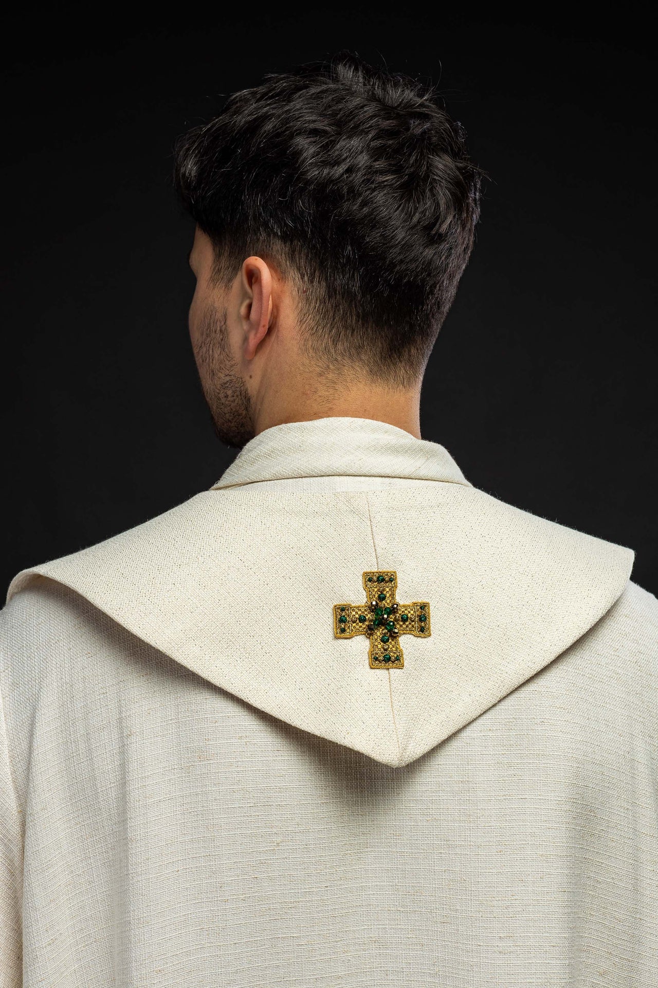 Ręcznie wykonana stuła z naturalnymi kamieniami Handmade 2013 - ORNATY.PL