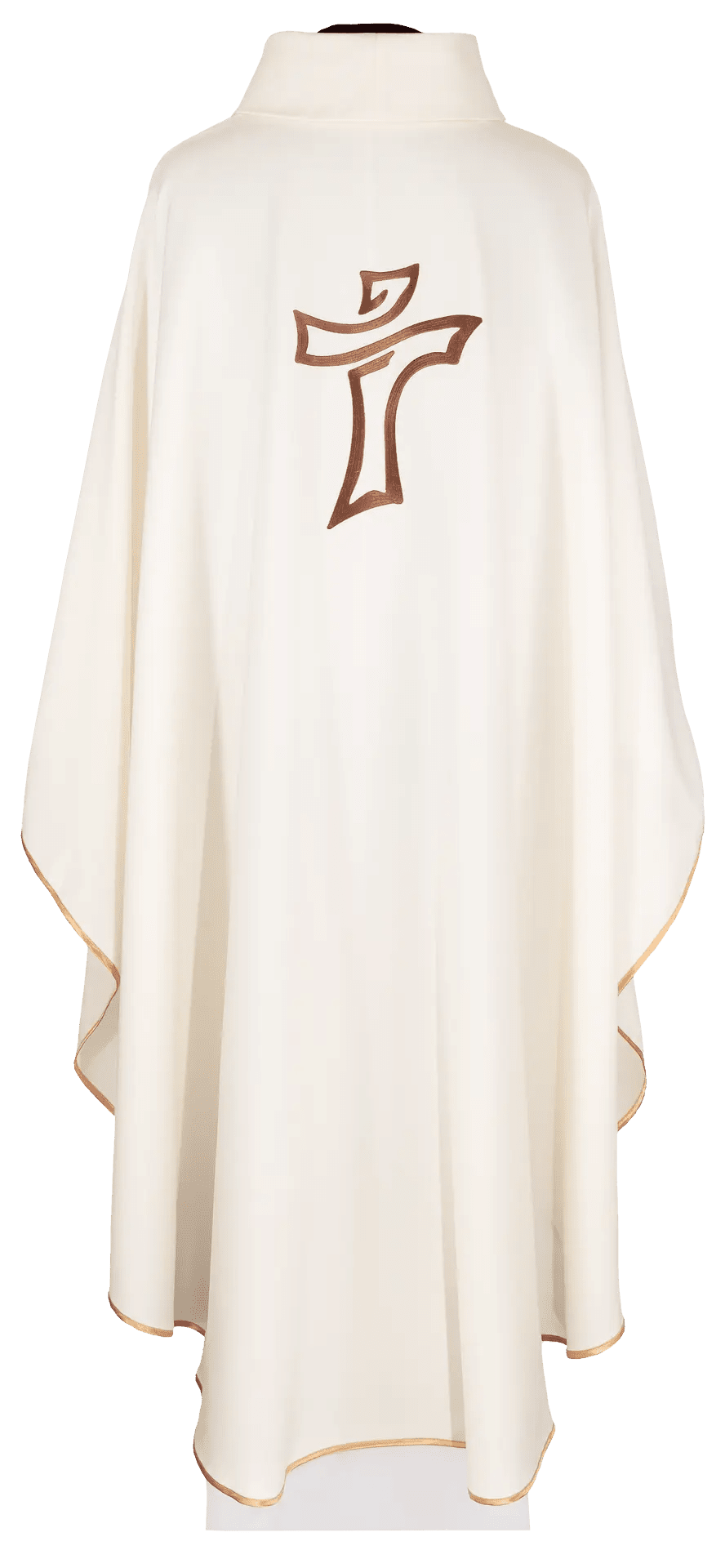 Ecru chasuble with an image of Divine Mercy of Jesus