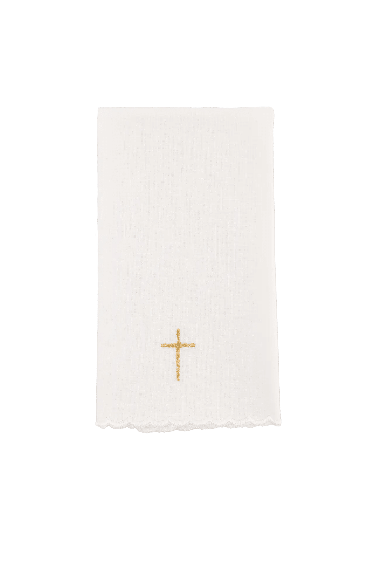 Embroidered chalice linens set with chalice motif