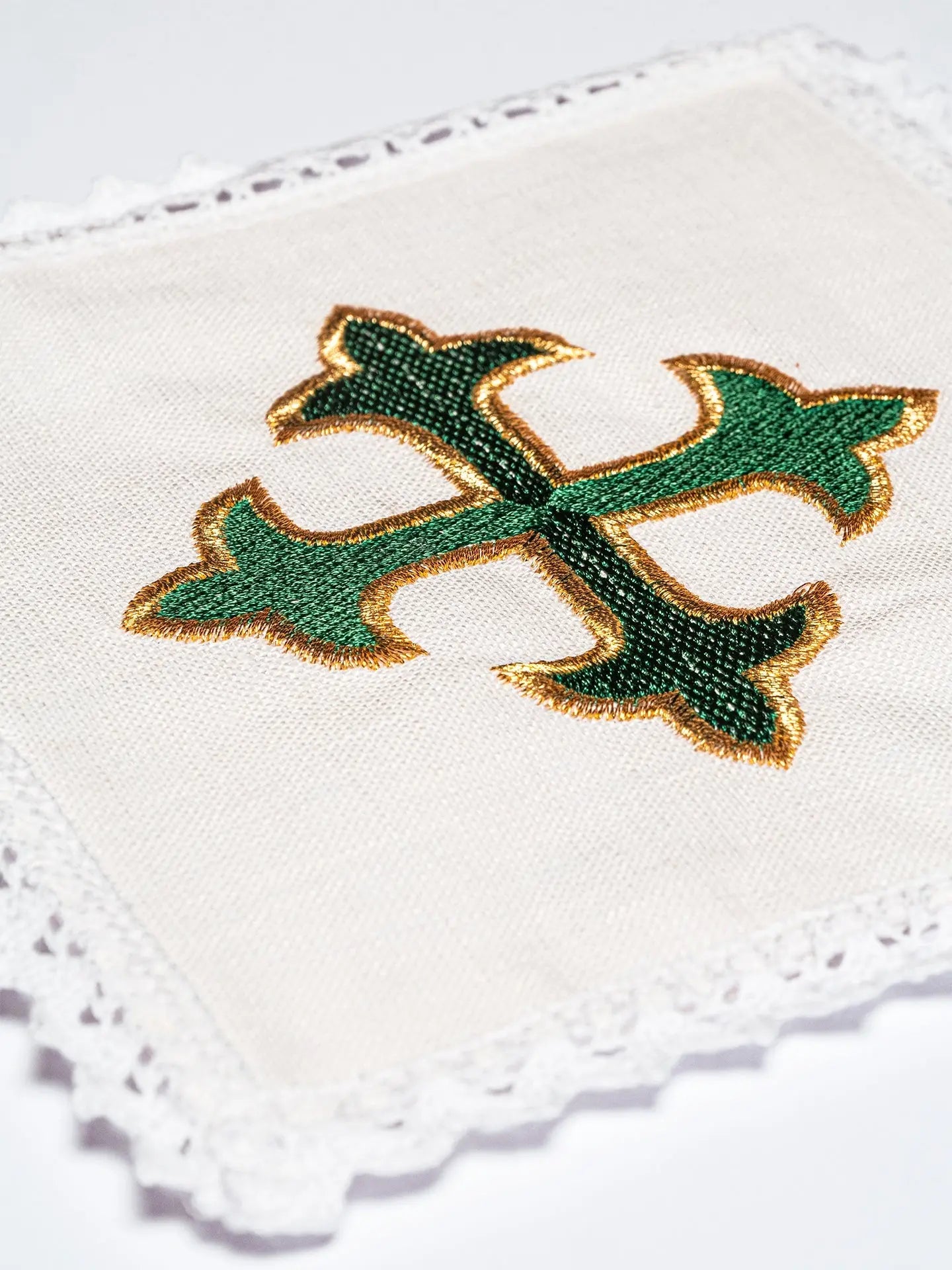 Linen chalice linen embroidered Cross