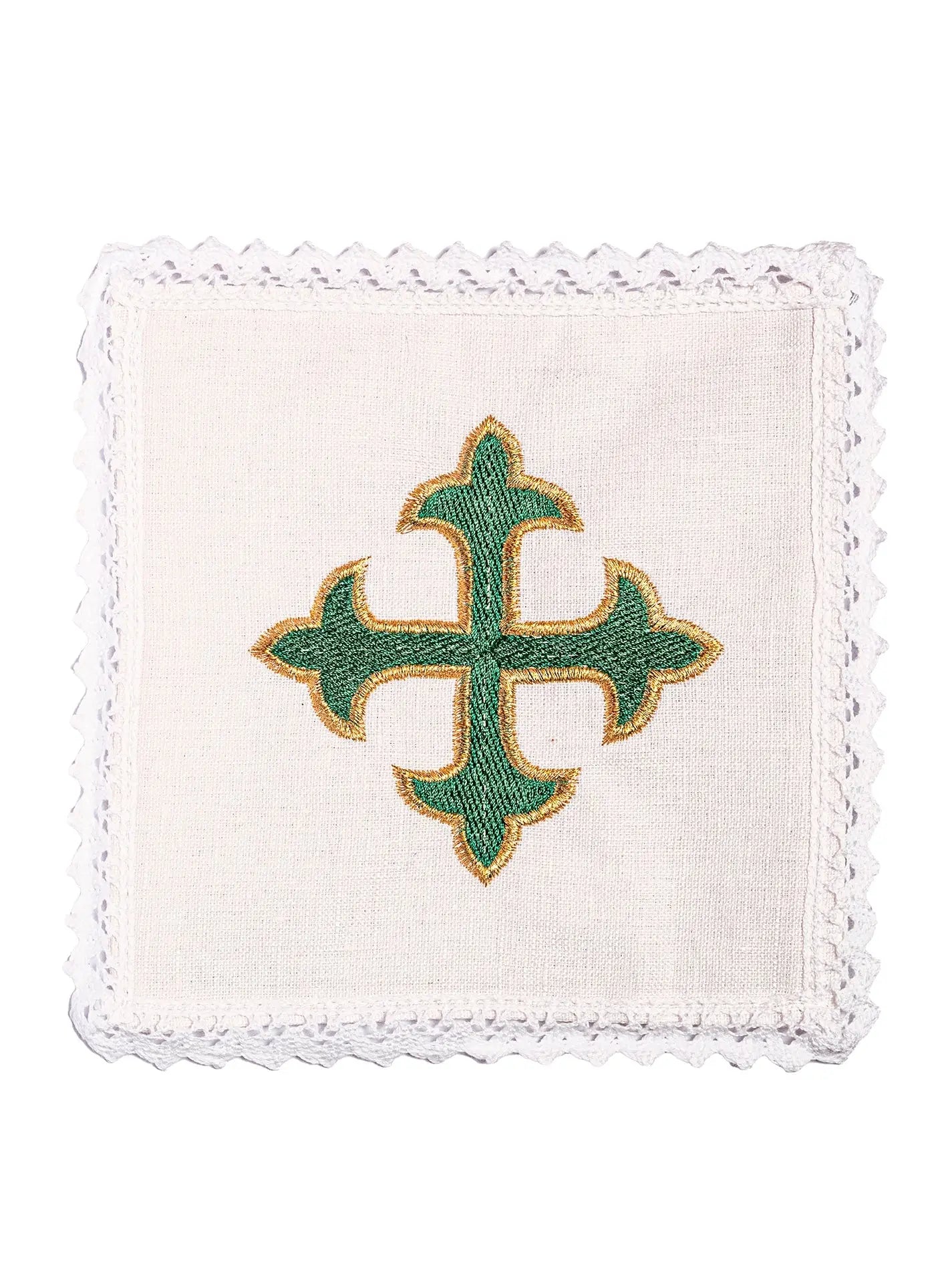 Linen chalice linen embroidered Cross