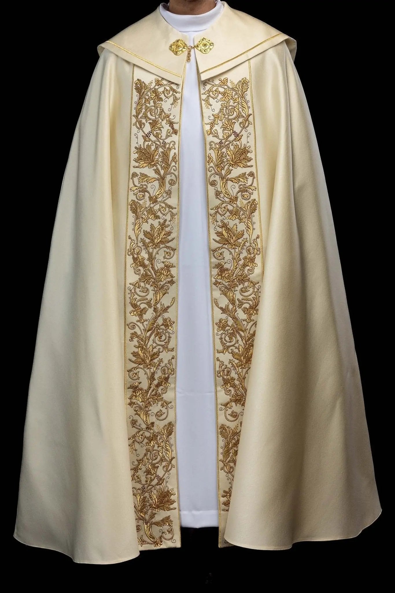 Liturgical Cope with Sacred Heart of Jesus Embroidery