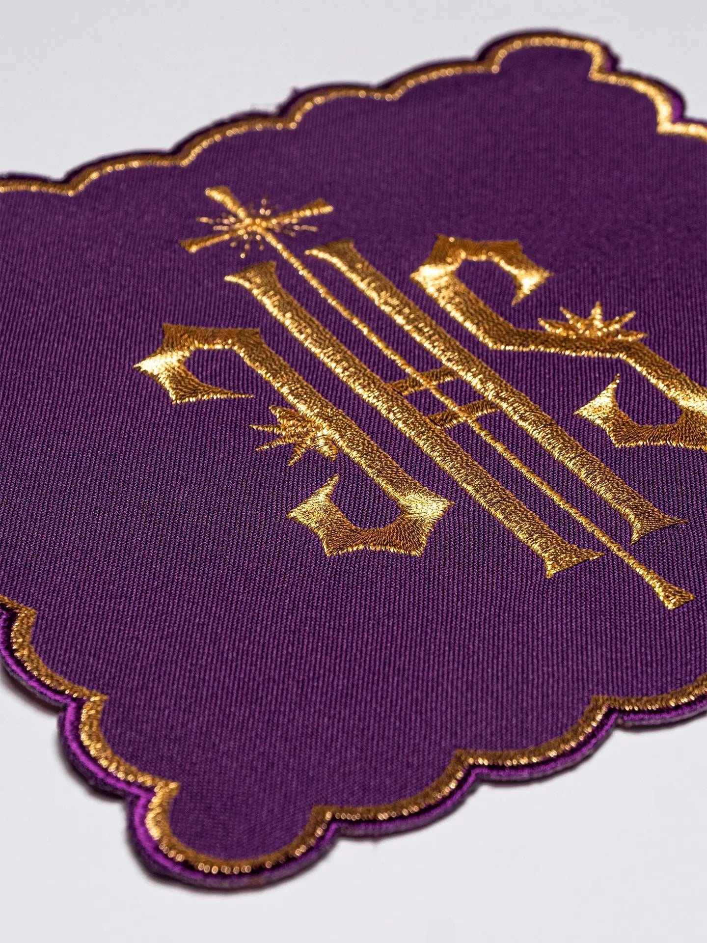 Set of Chalice Palls with IHS Symbol in Four Liturgical Colors