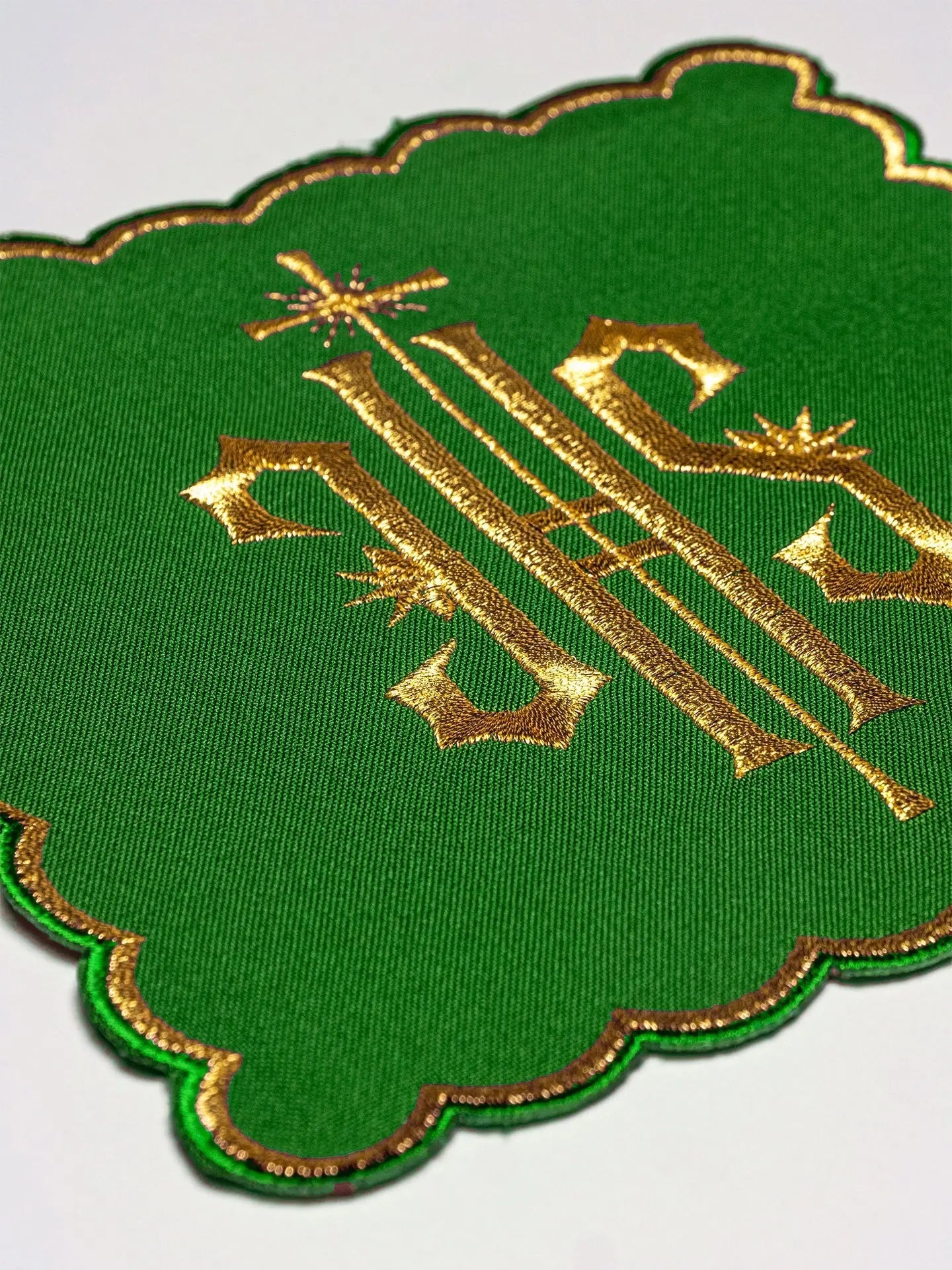 Set of Chalice Palls with IHS Symbol in Four Liturgical Colors