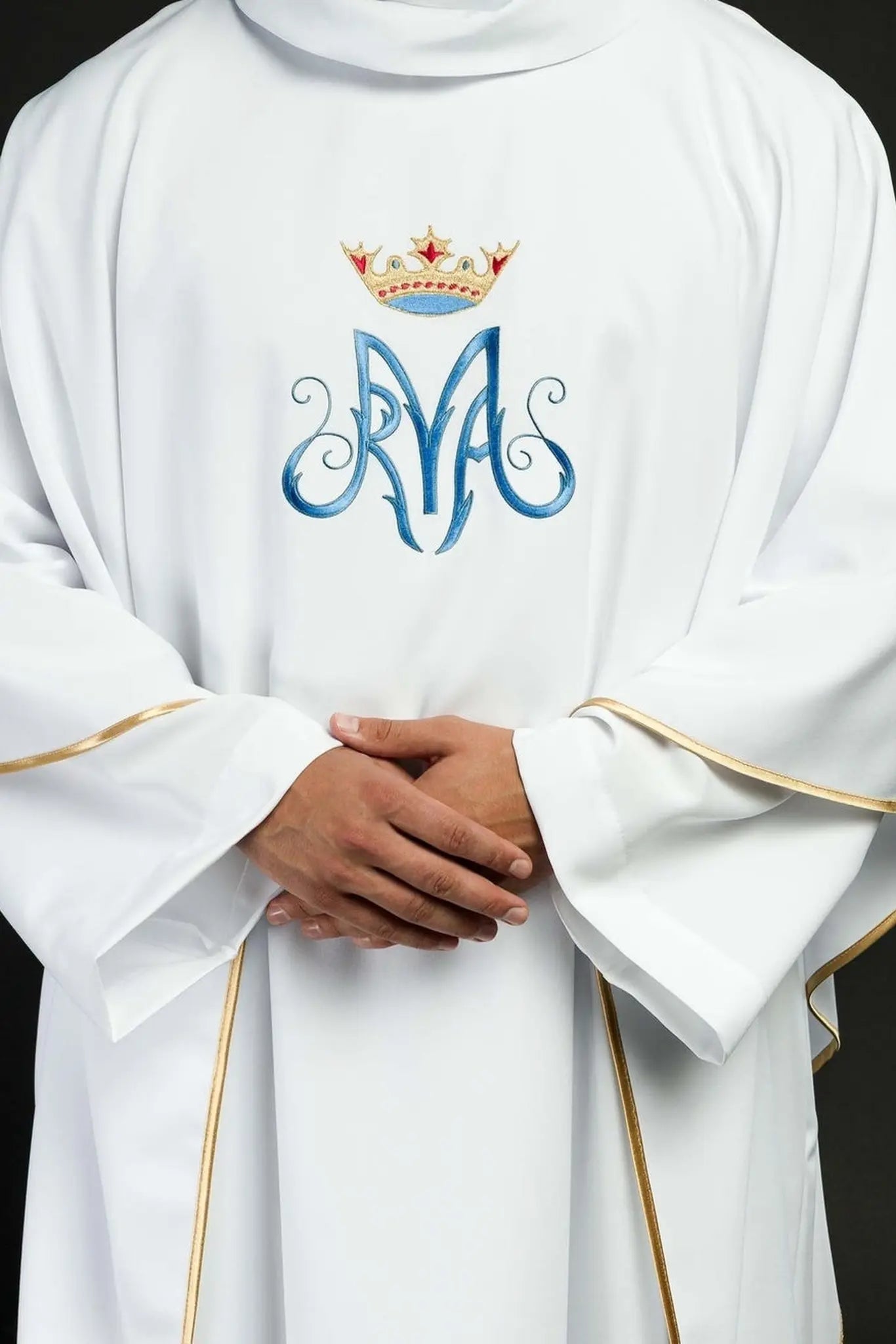 【CHARLES】MARIANEグッズ MAYALAFFLESIALAREINE White Marian liturgical chasuble
