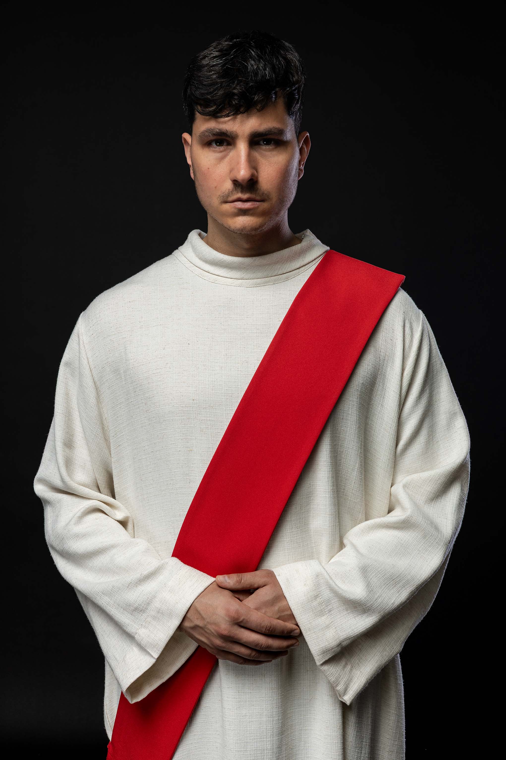 Diaconate stole embroidered Cross