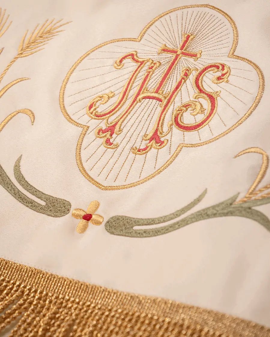 Embroidered baldachin