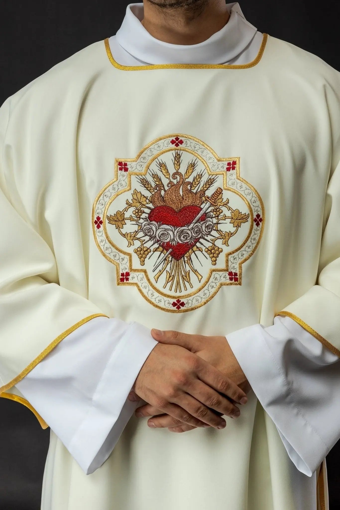 Dalmatics with Heart of Jesus motif