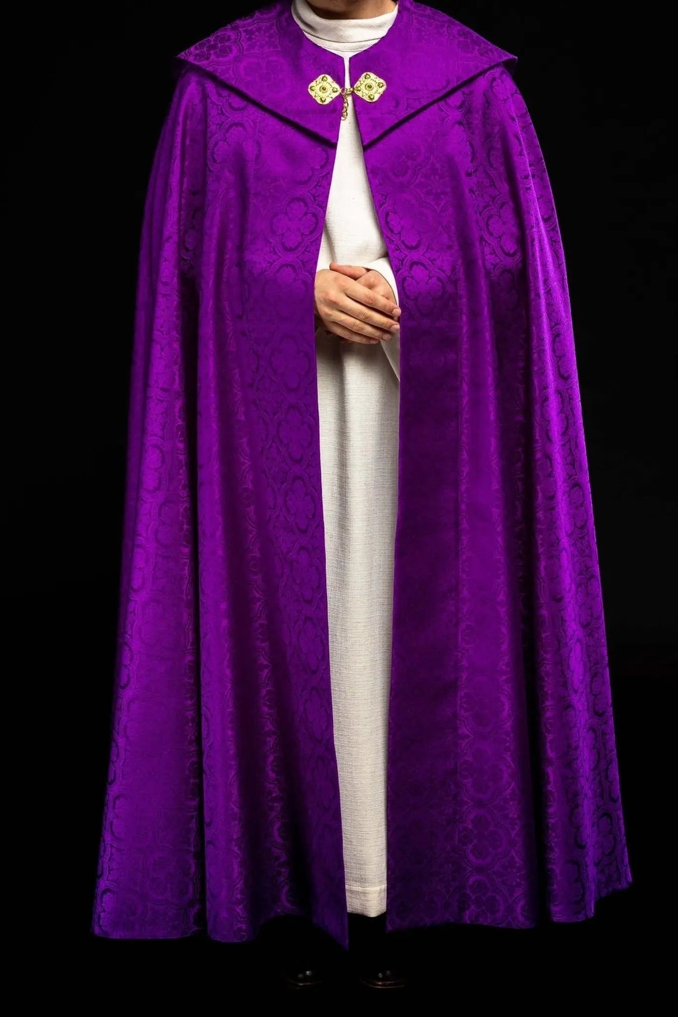 Purple Jacquard Liturgical Cope