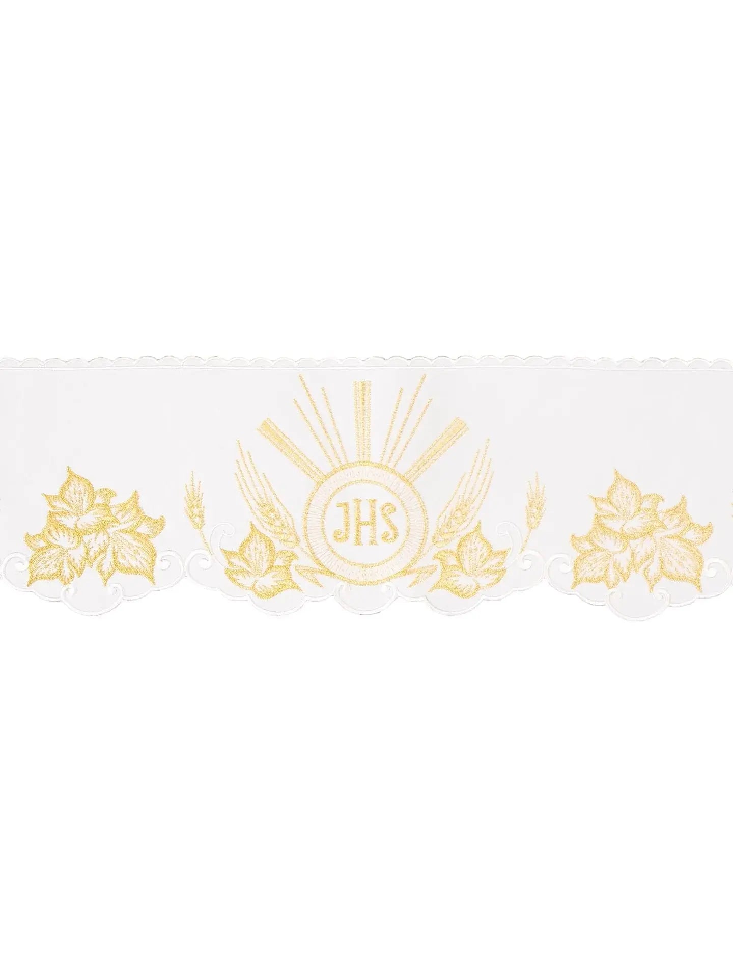 Metre with front embroidery IHS White