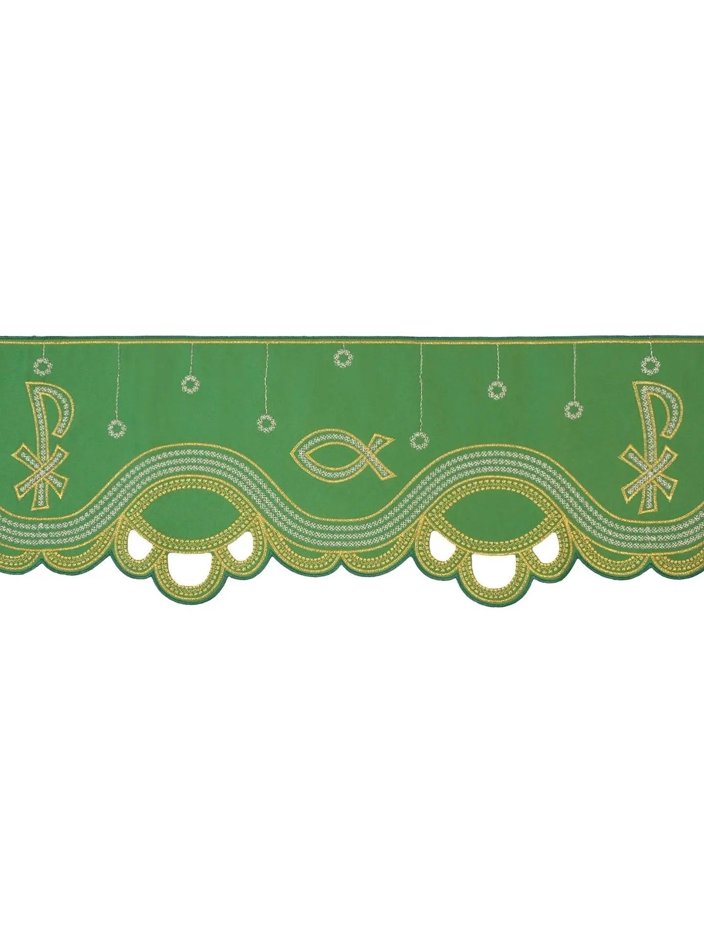 Metre with front embroidery PAX Green