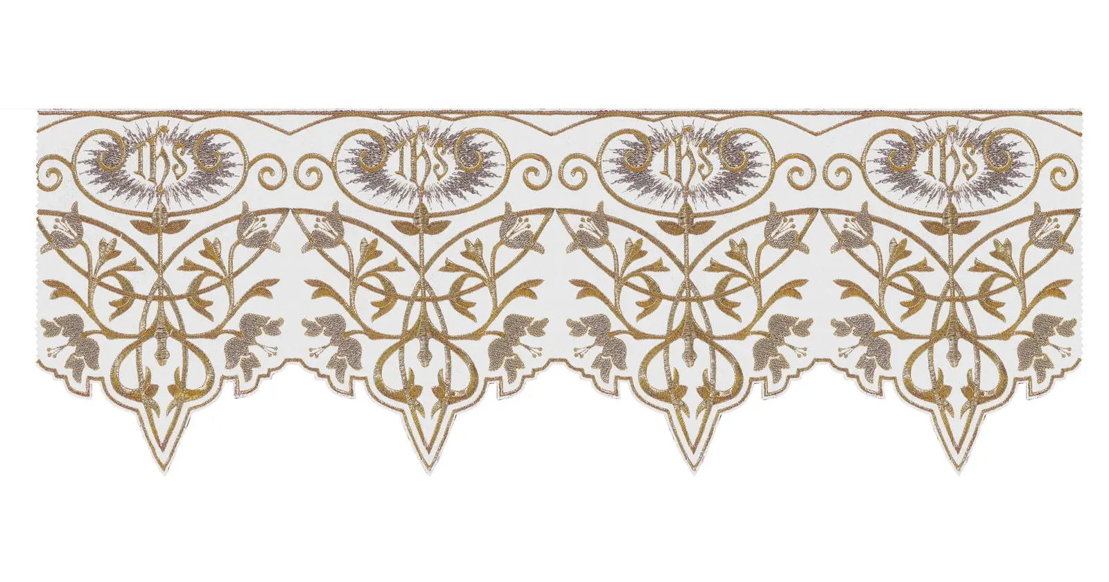Metre with IHS monogram in colour