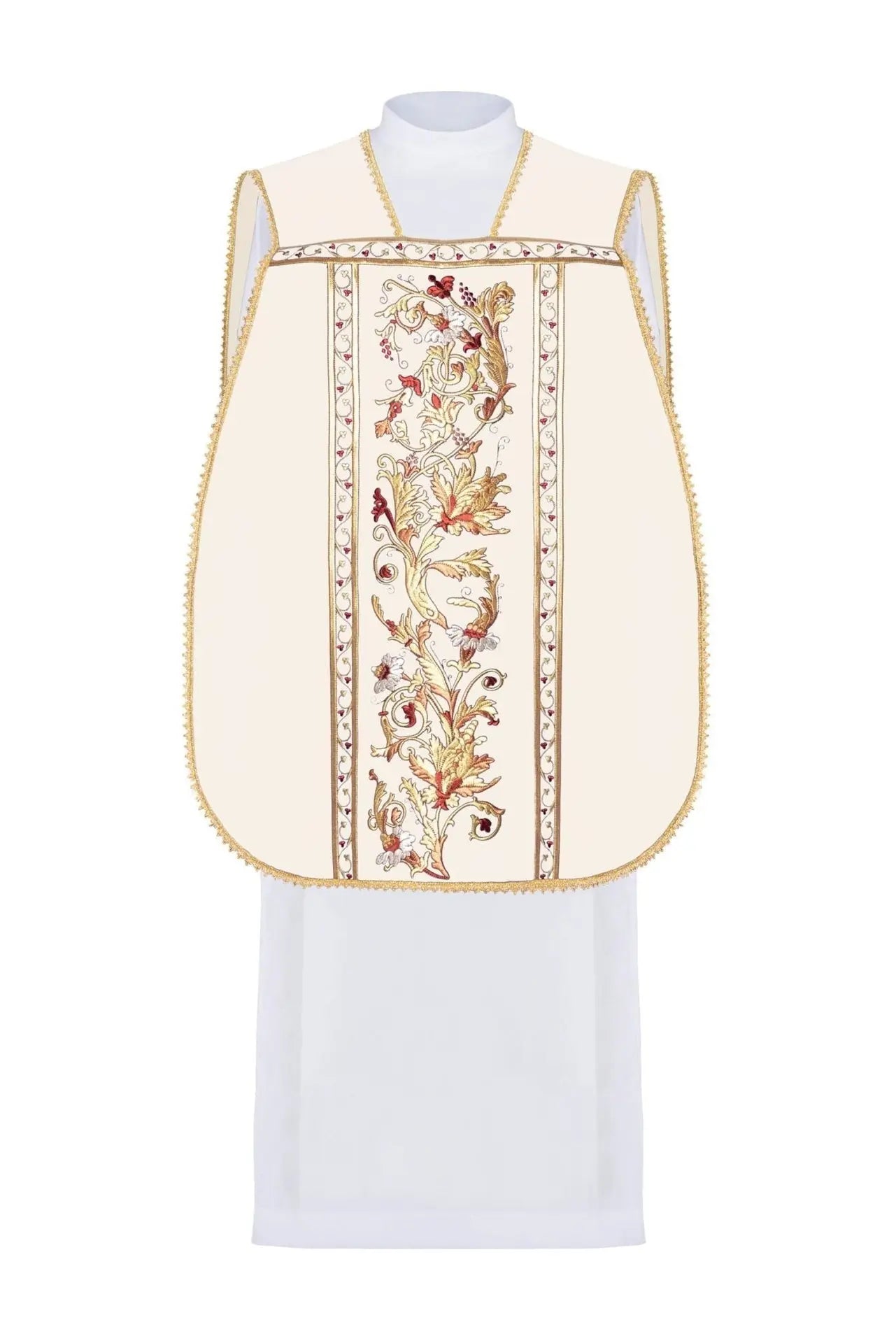 Roman chasuble embroidered with IHS motif