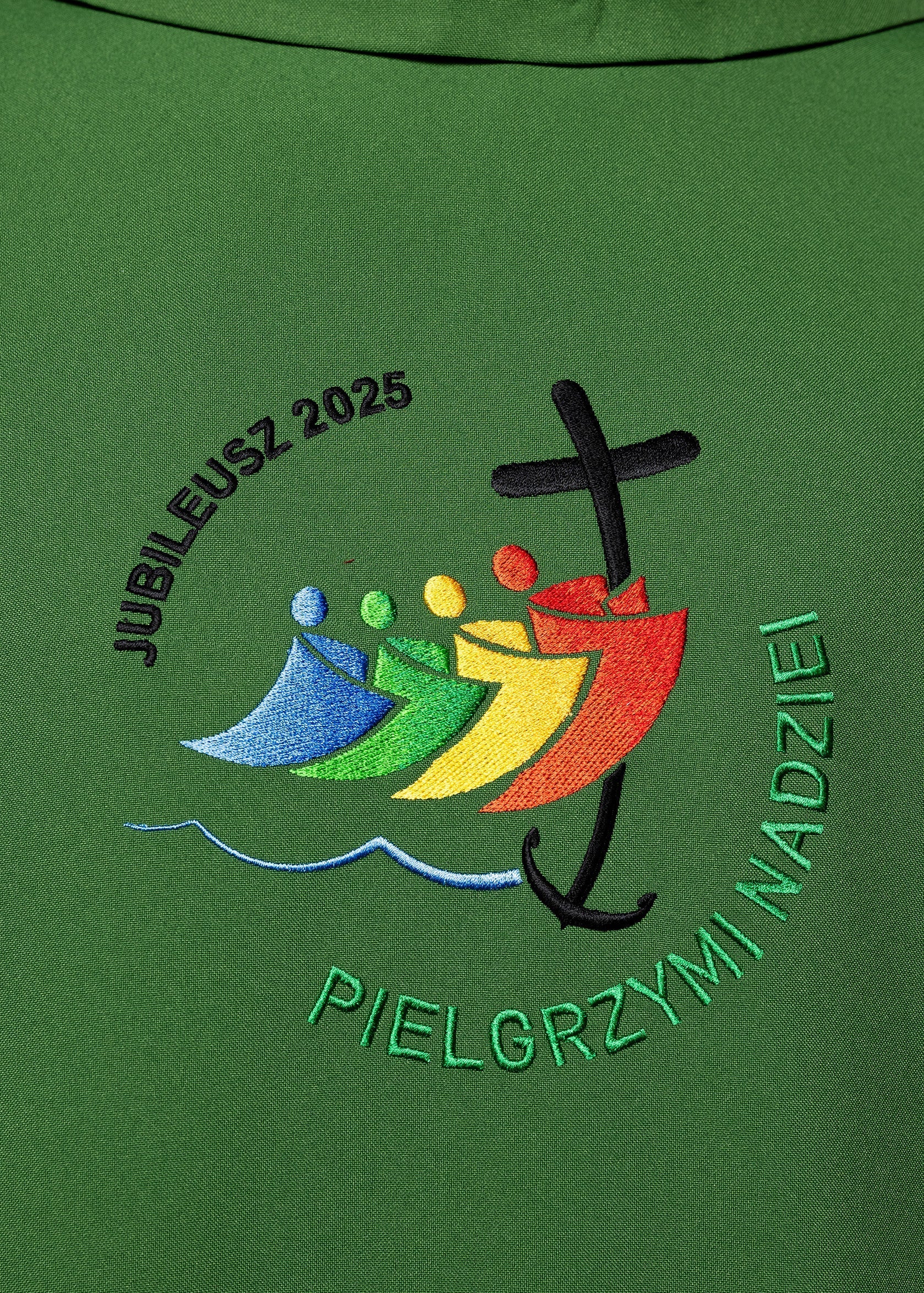 Chasuble with JUBILEE ROME 2025 Embroidery in Green