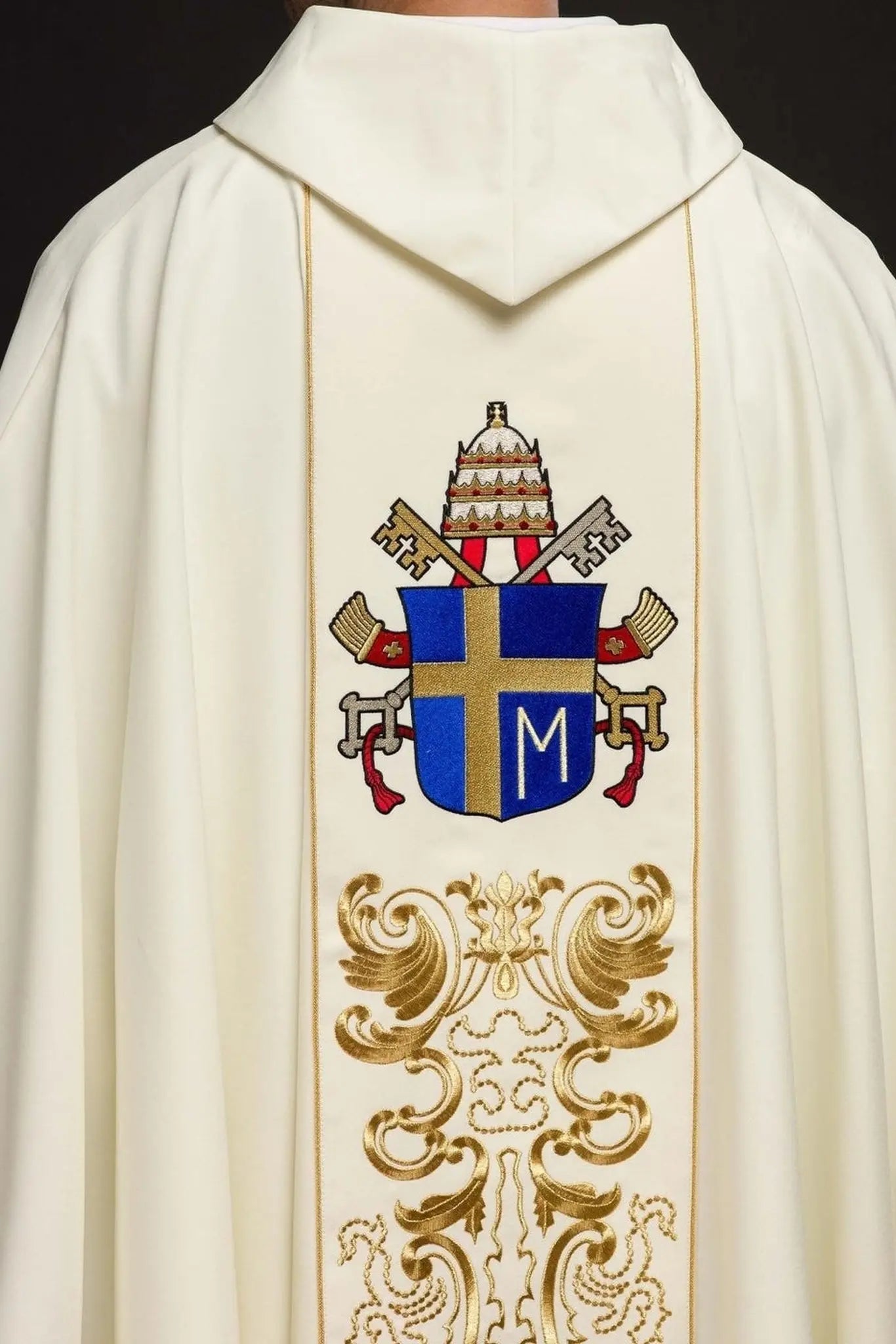Chasuble with an image of Pope John Paul II