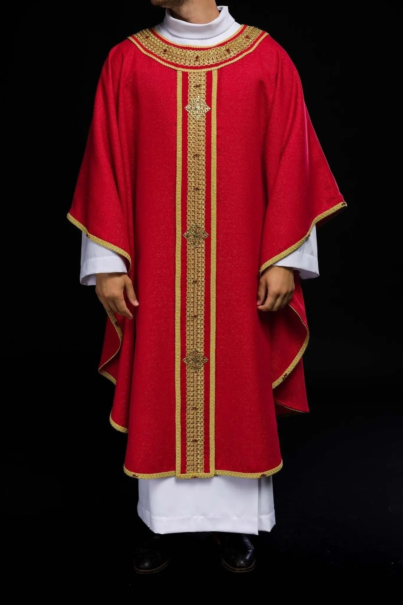 Handmade Chasuble with Natural Stones – Collection Handmade 7001