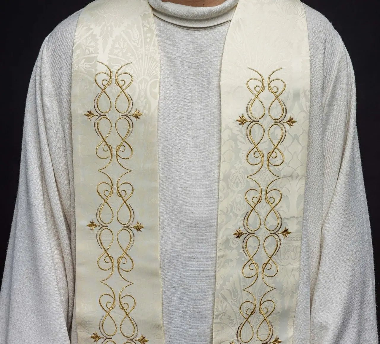 Roman Stole with Embroidery