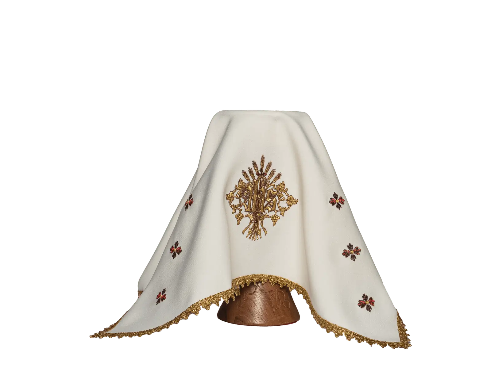 Veil for the chalice with the JHS symbol