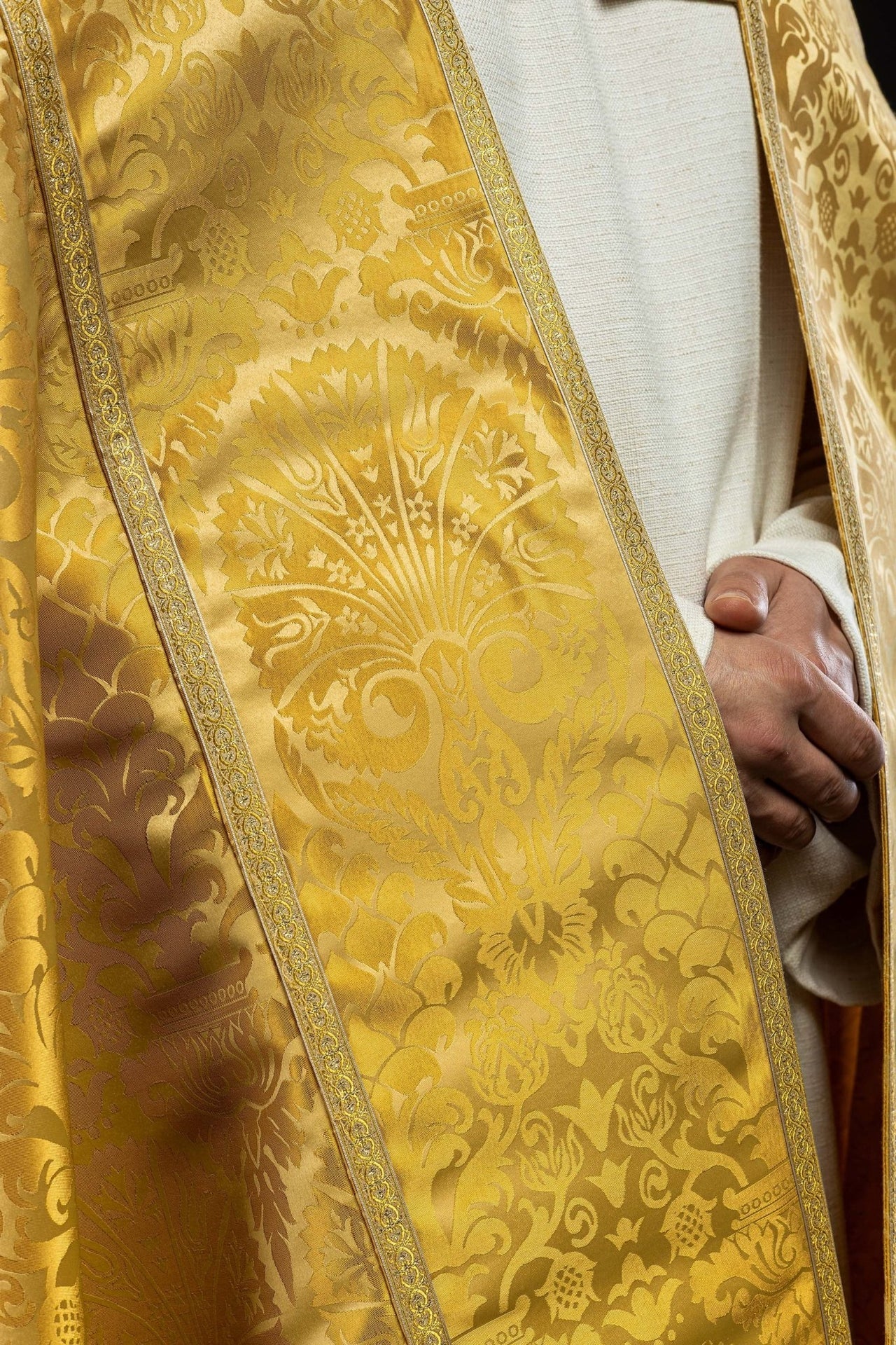 Żakardowa kapa rzymska gładka