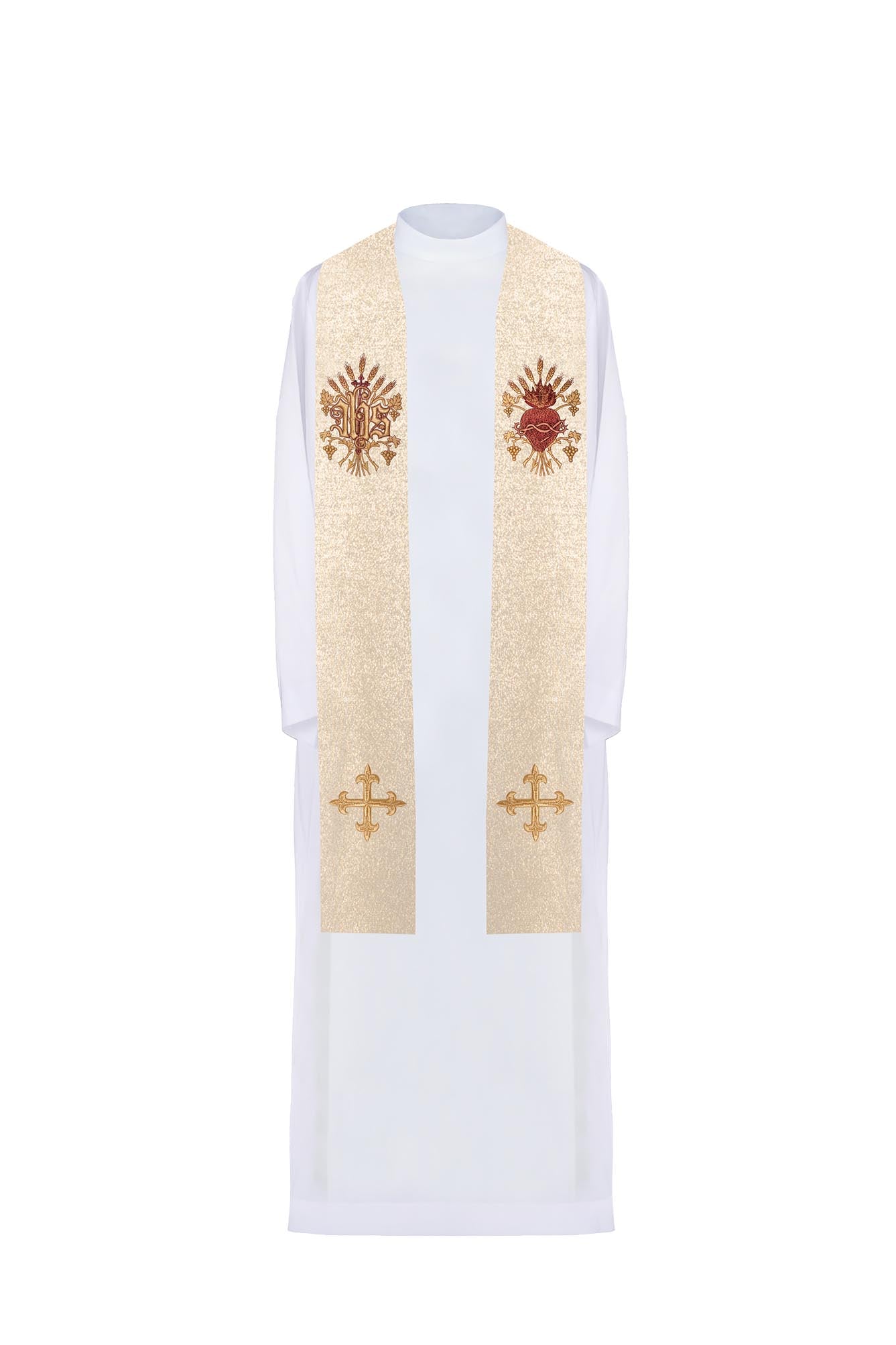 Golden embroidered priest's stole