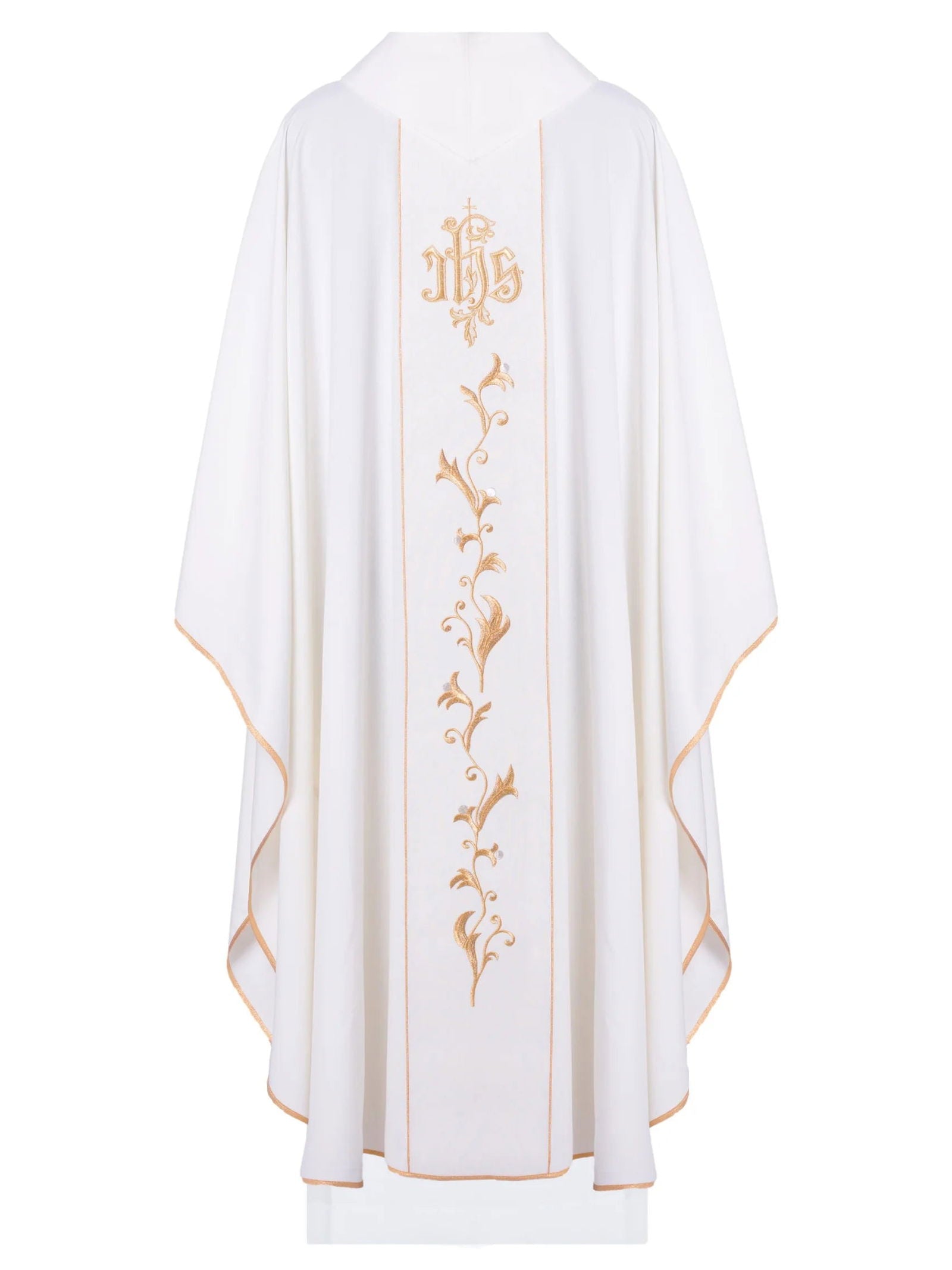 Decorated chasuble with IHS motif