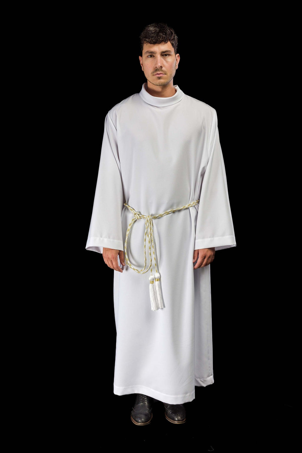 Cingulum liturgiczne biało-złote