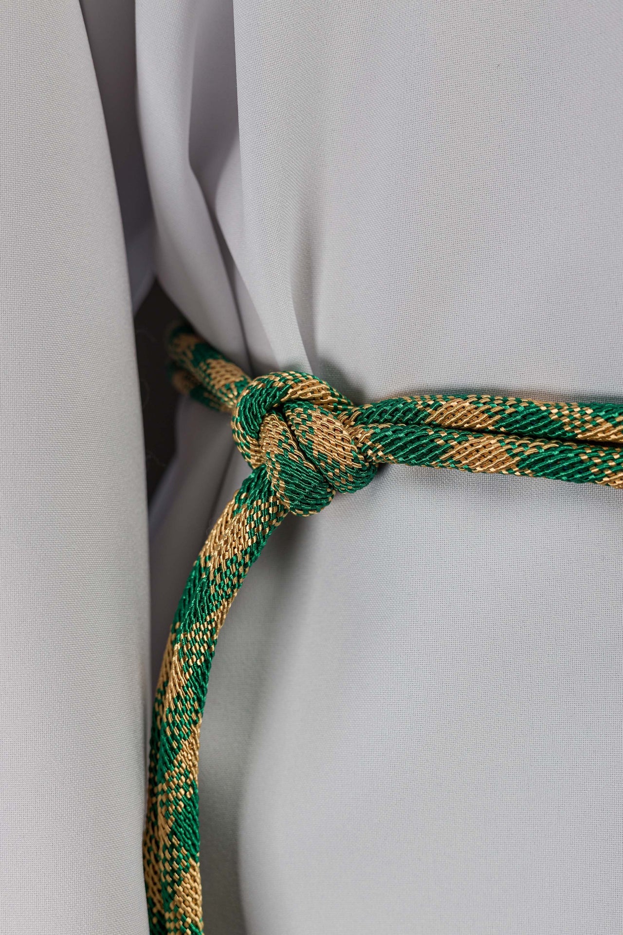 Cingulum liturgiczne zielono-złote premium - ORNATY.PL