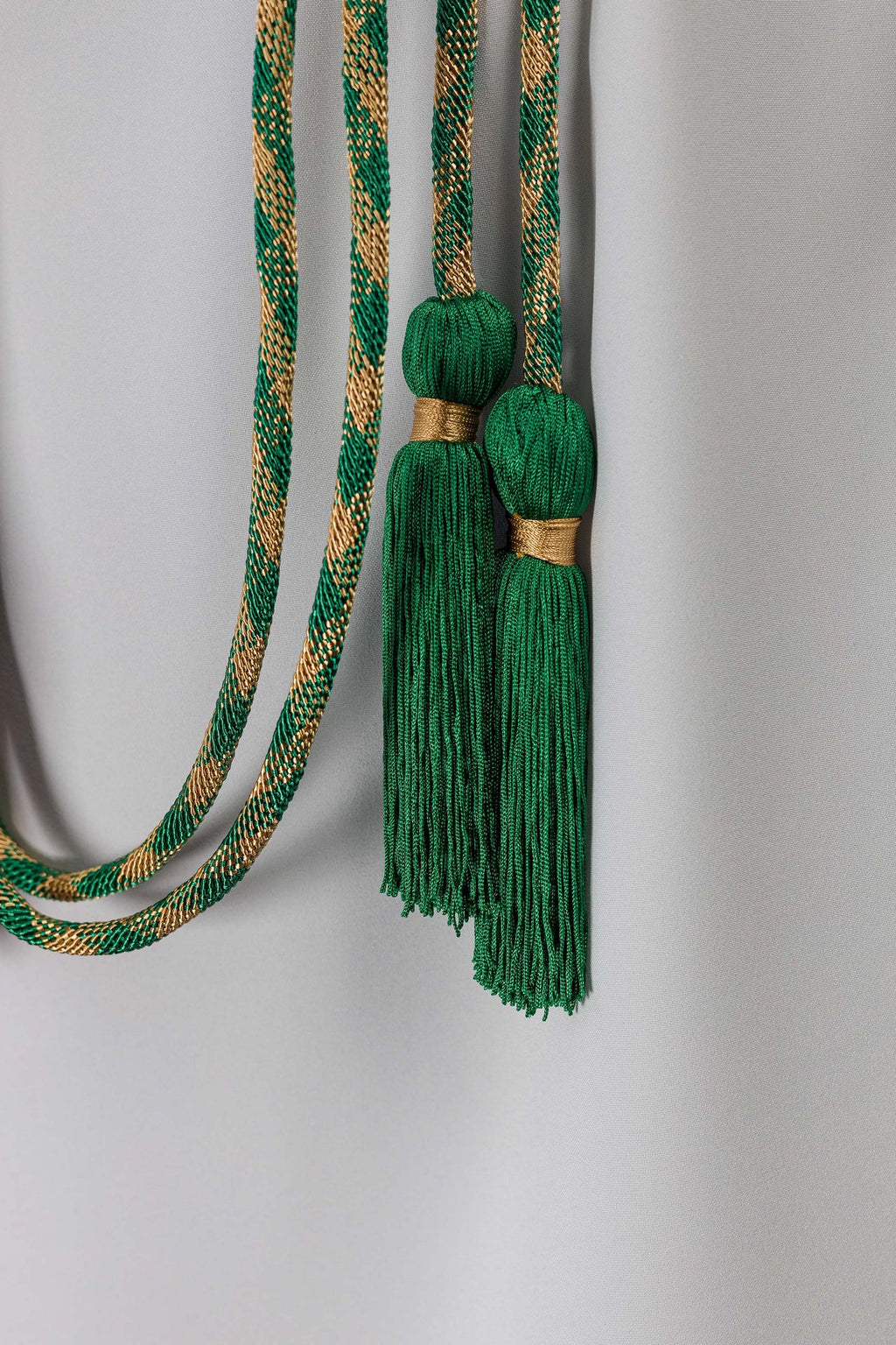 Cingulum liturgiczne zielono-złote premium