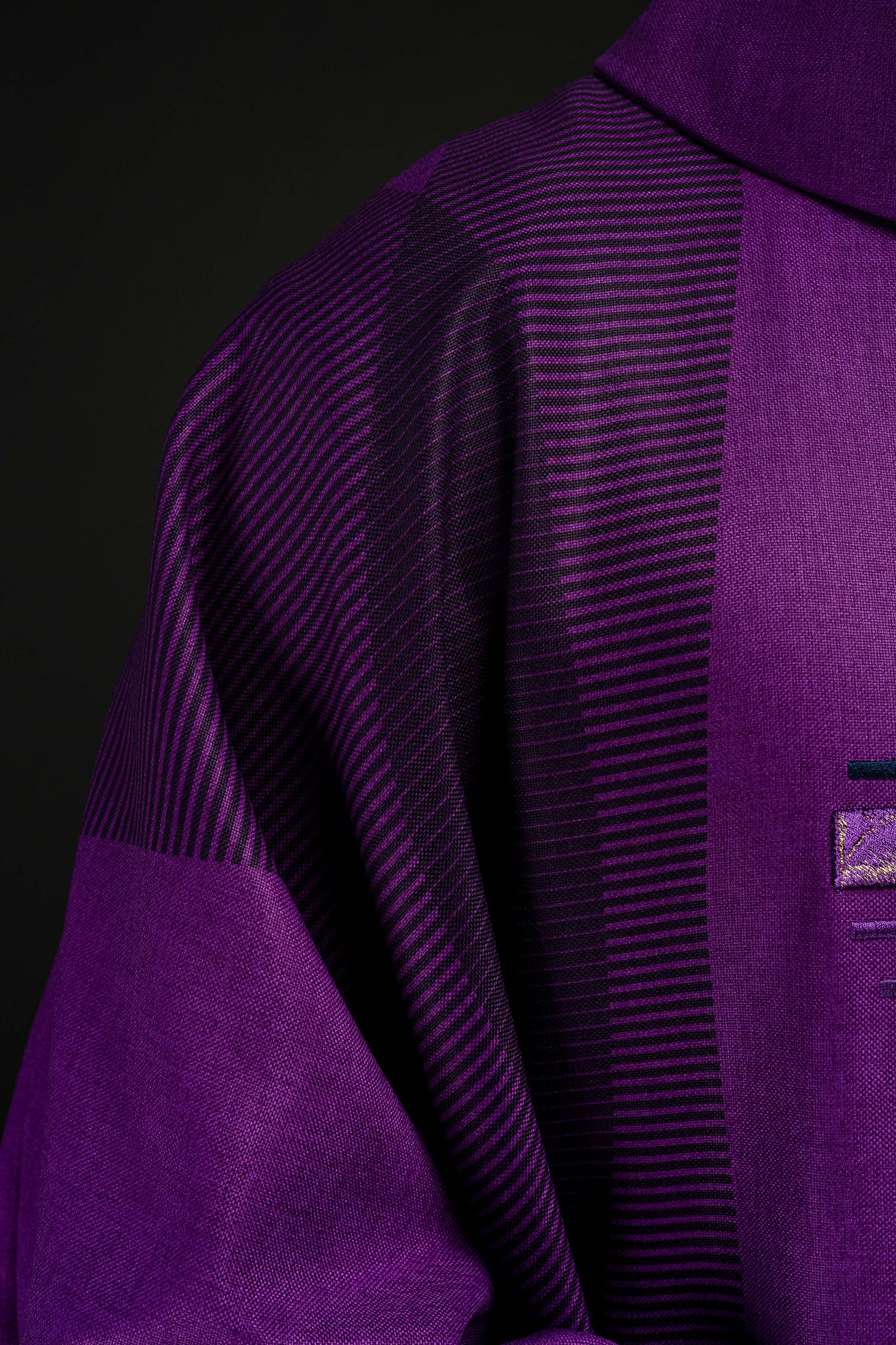 Purple chasuble with Cross