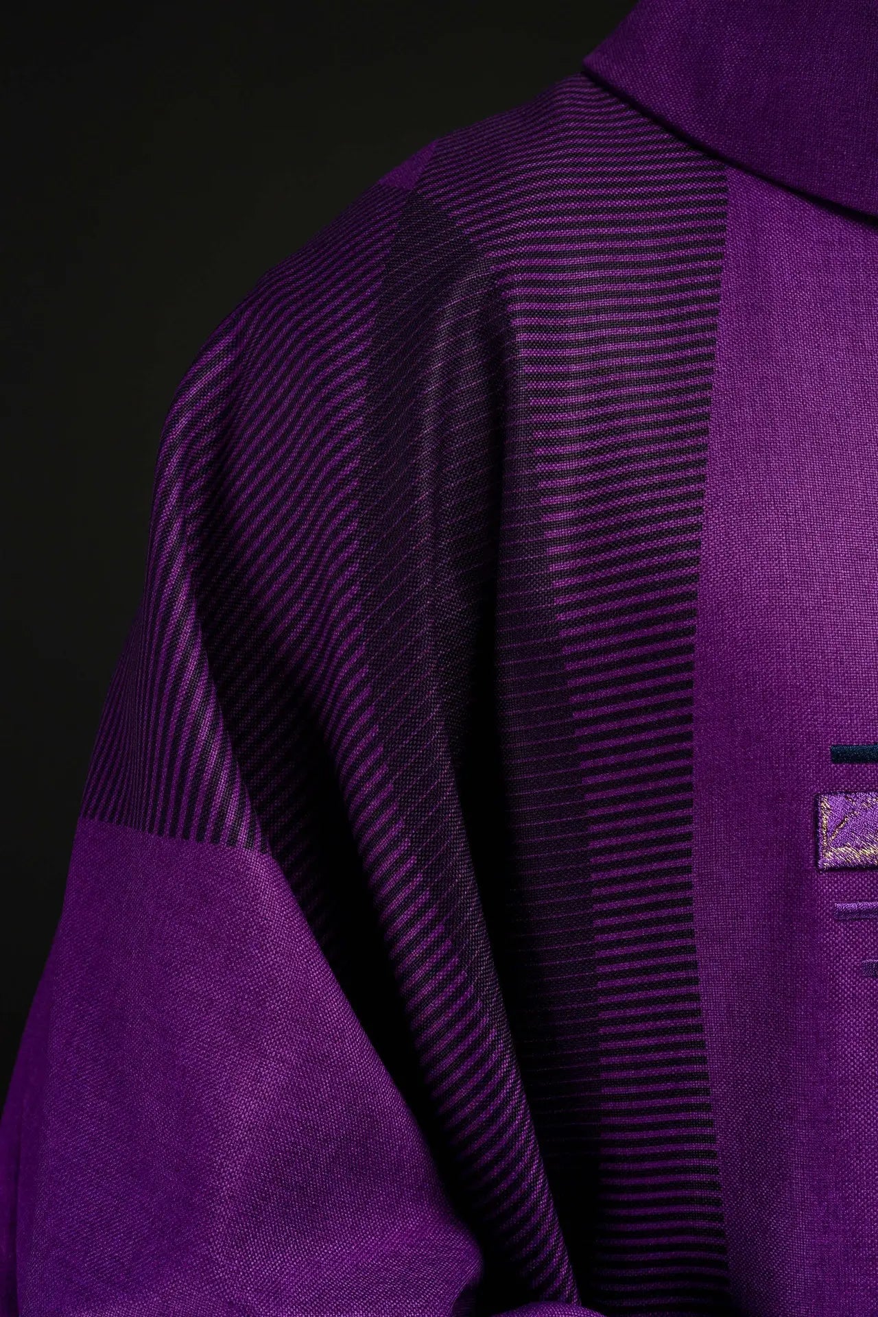 Purple chasuble with Cross