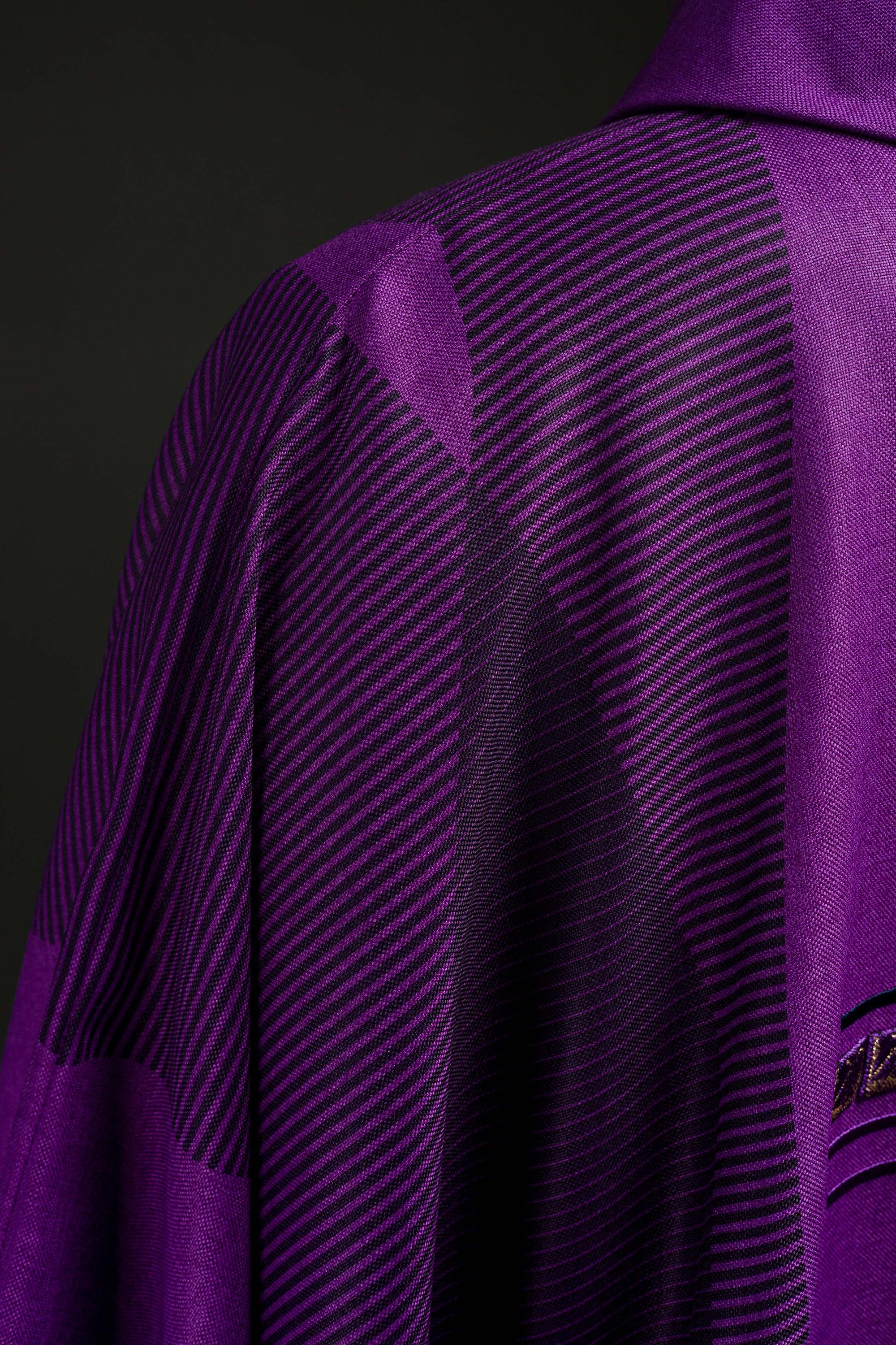 Purple chasuble with Cross