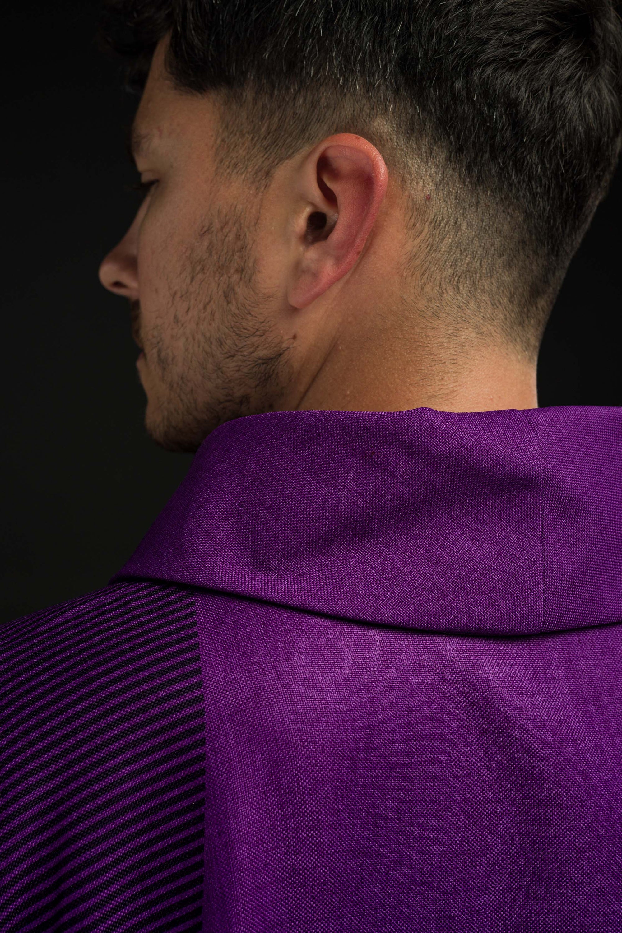 Purple chasuble with Cross