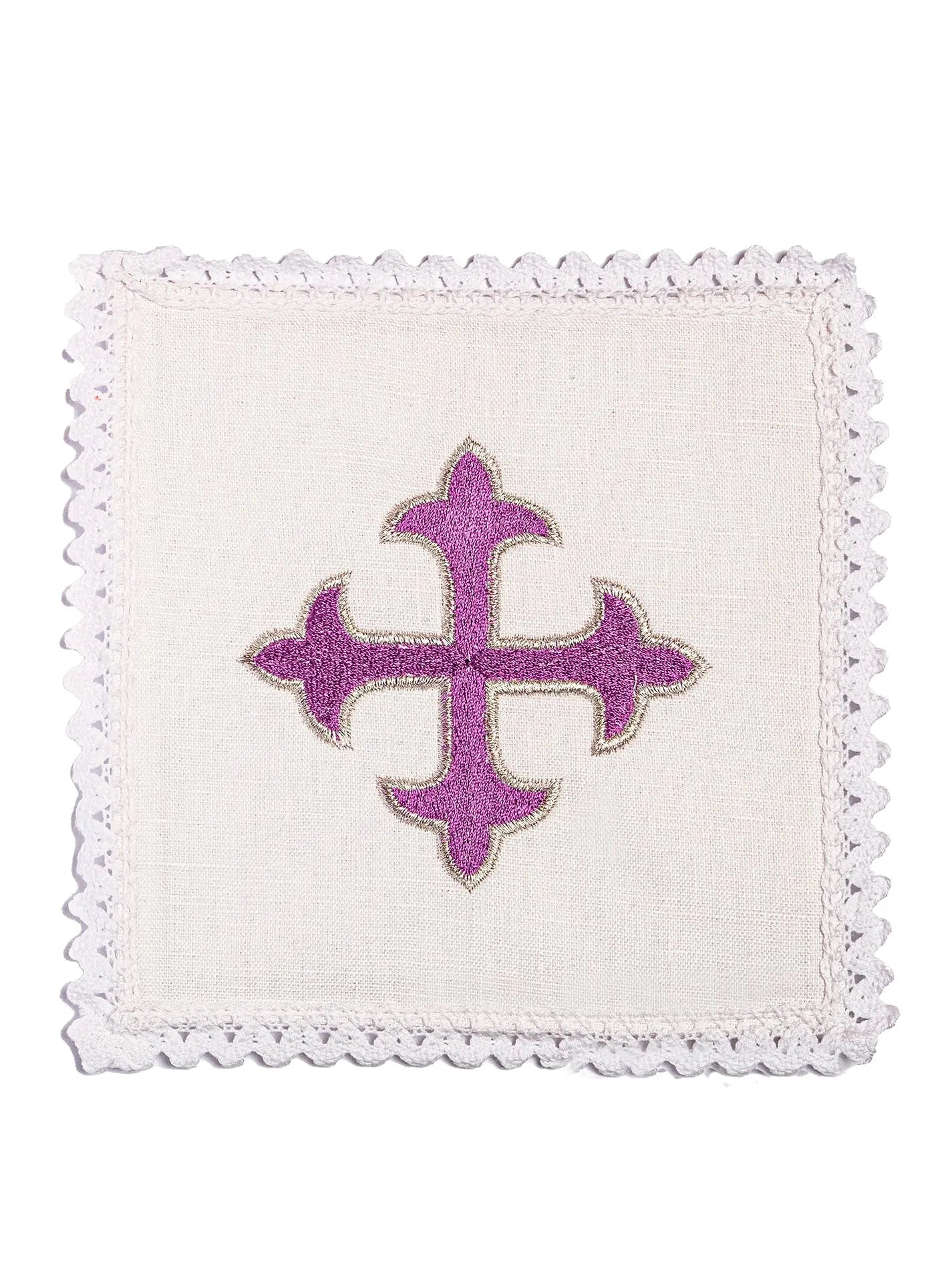 Linen chalice linen embroidered Cross
