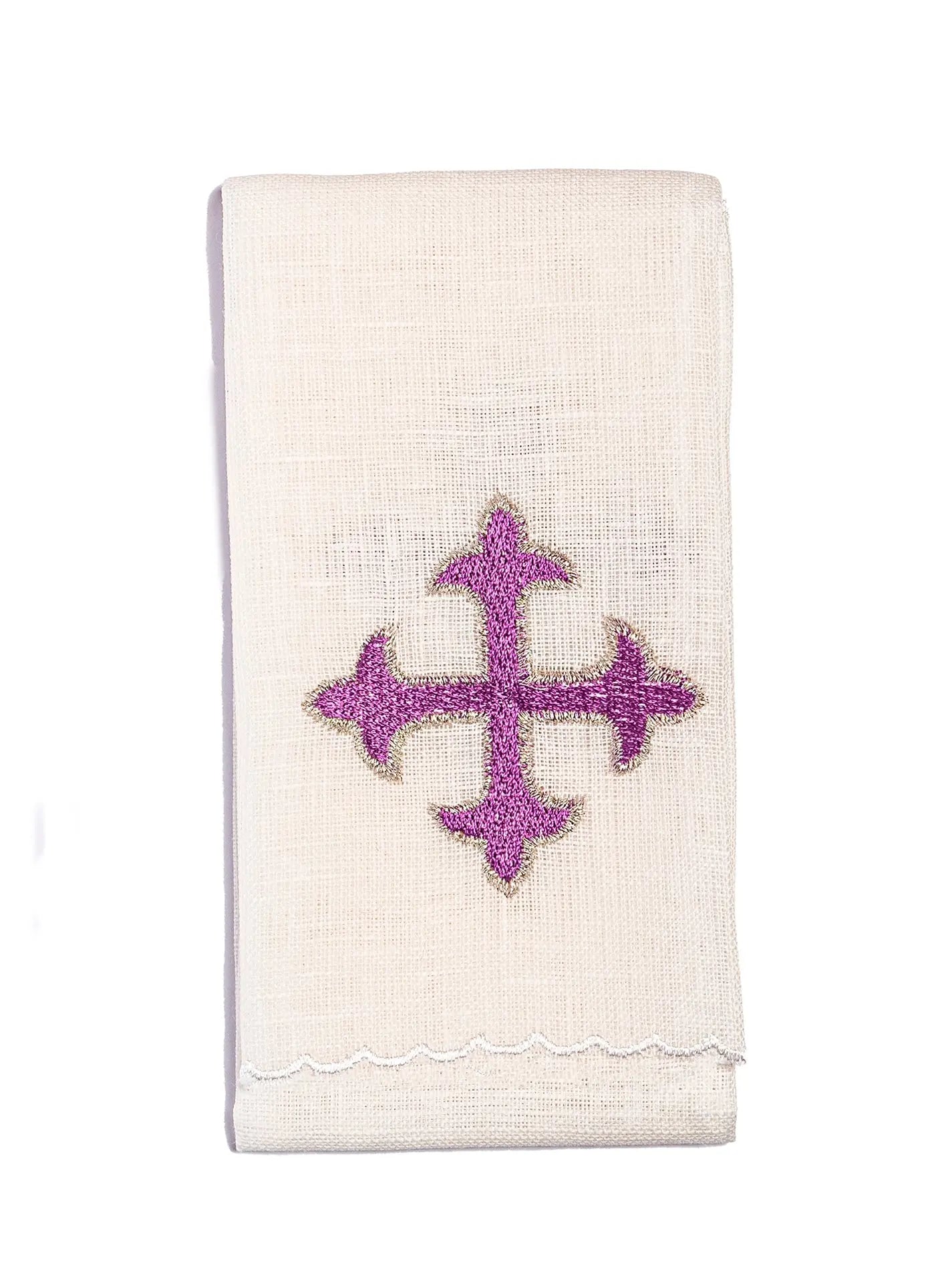 Linen chalice linen embroidered Cross