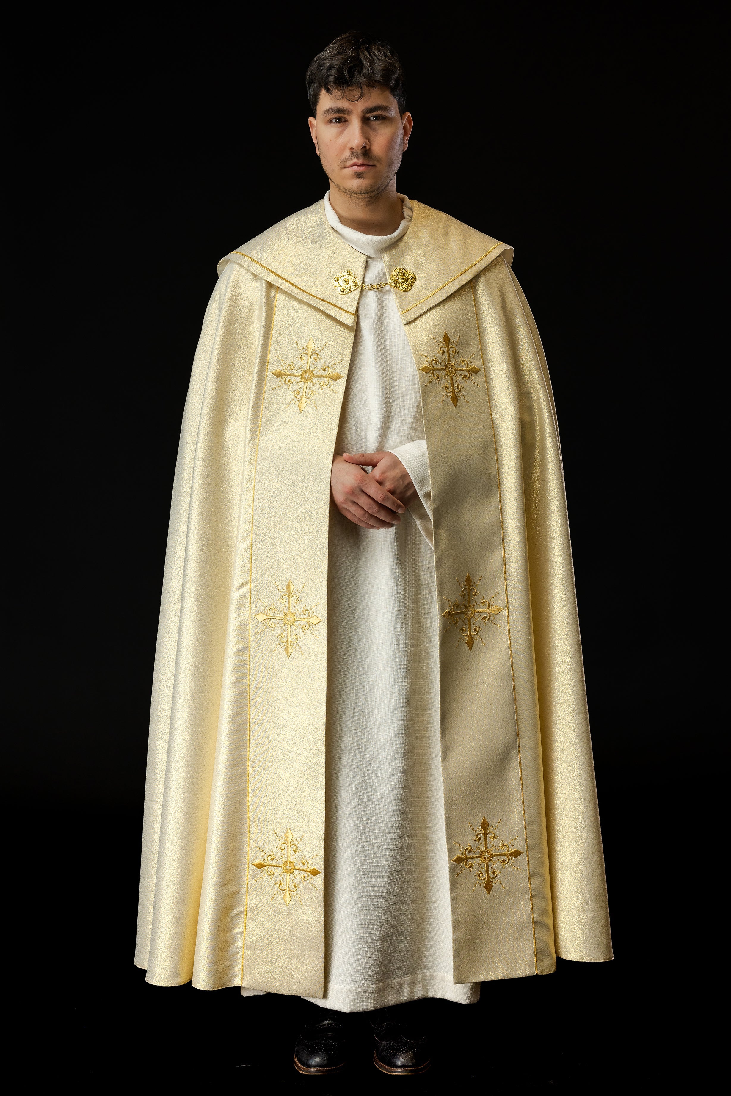 Gold embroidered liturgical cape