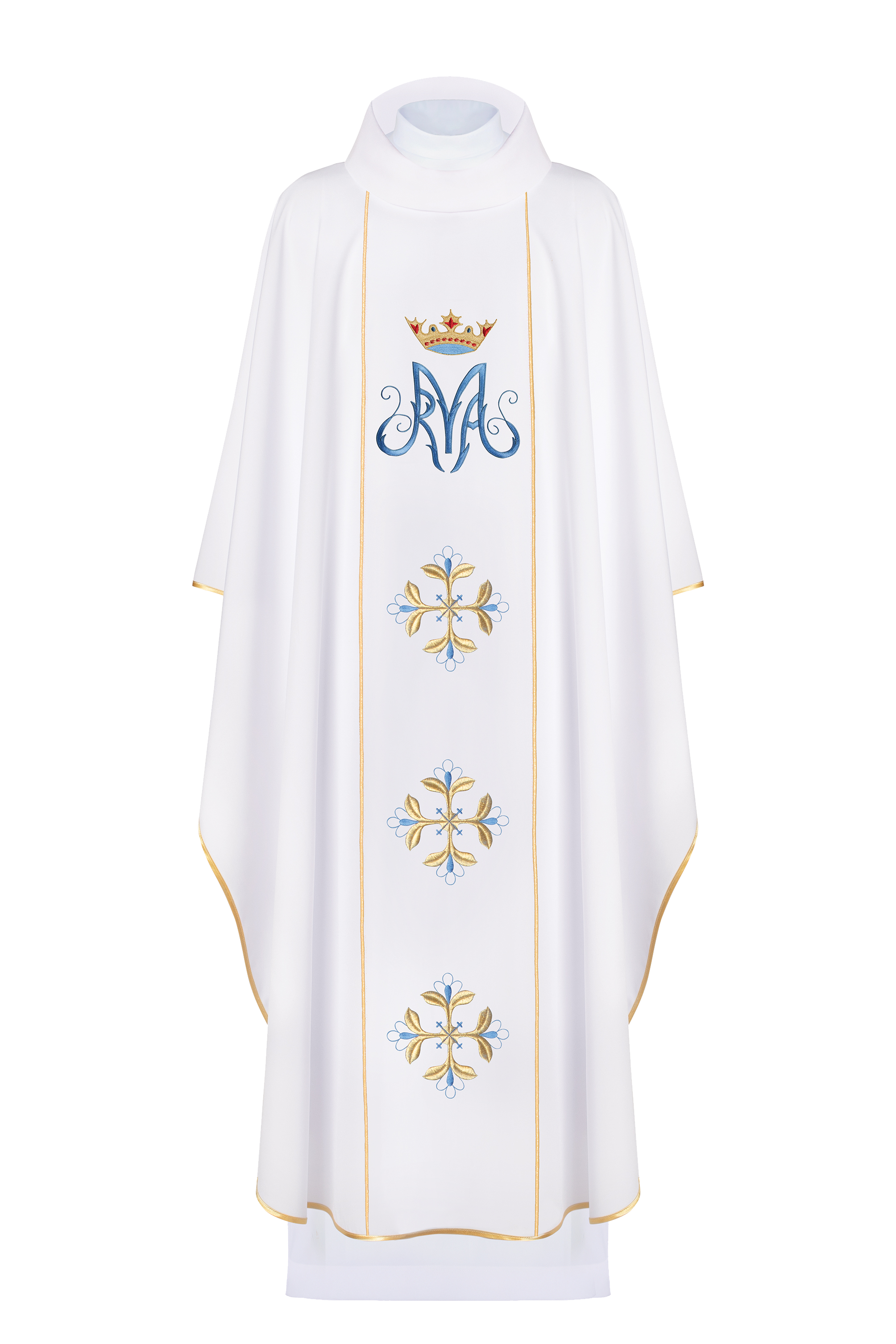 Marian liturgical chasuble with belt