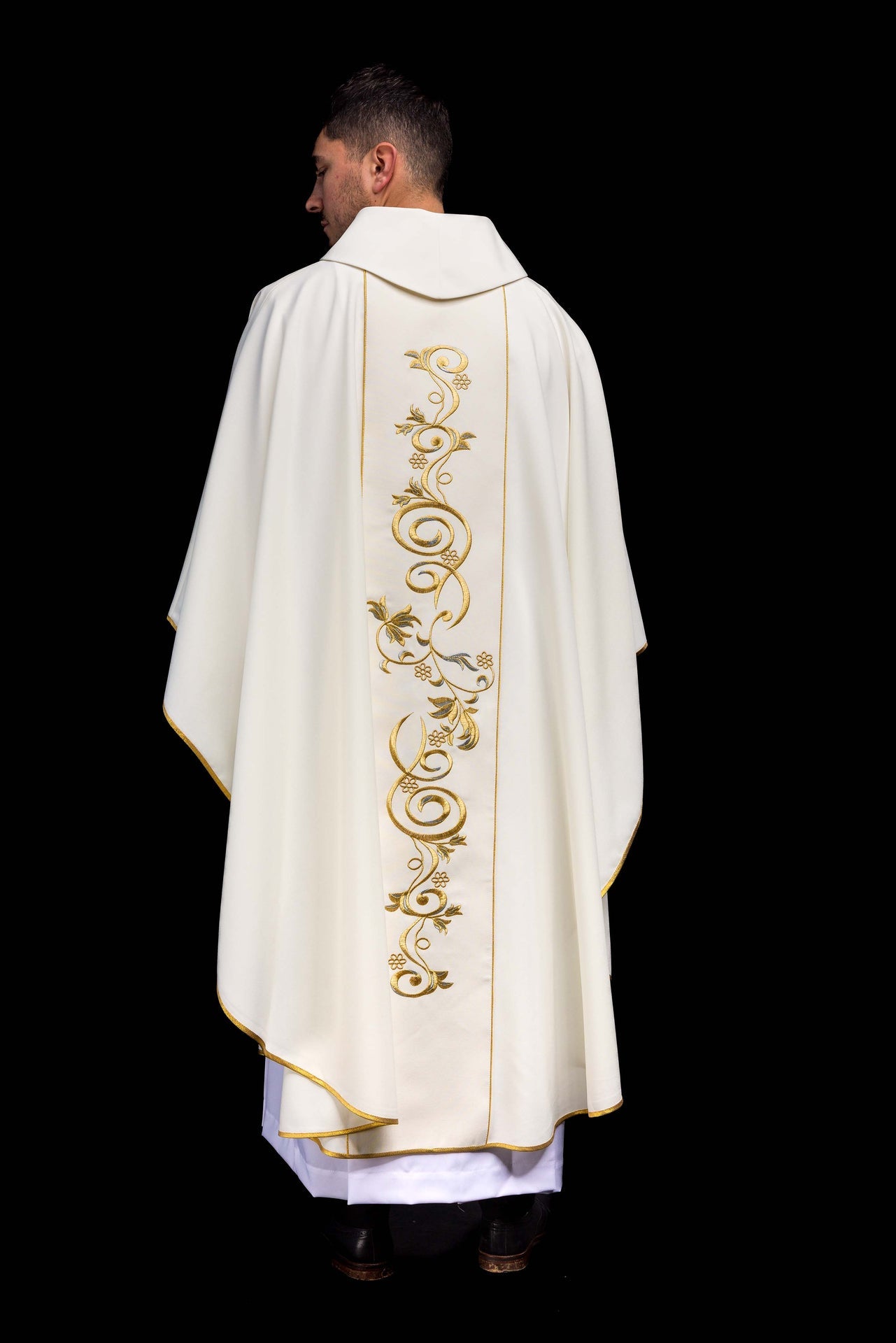 Christmas chasuble with the image of the Holy Family