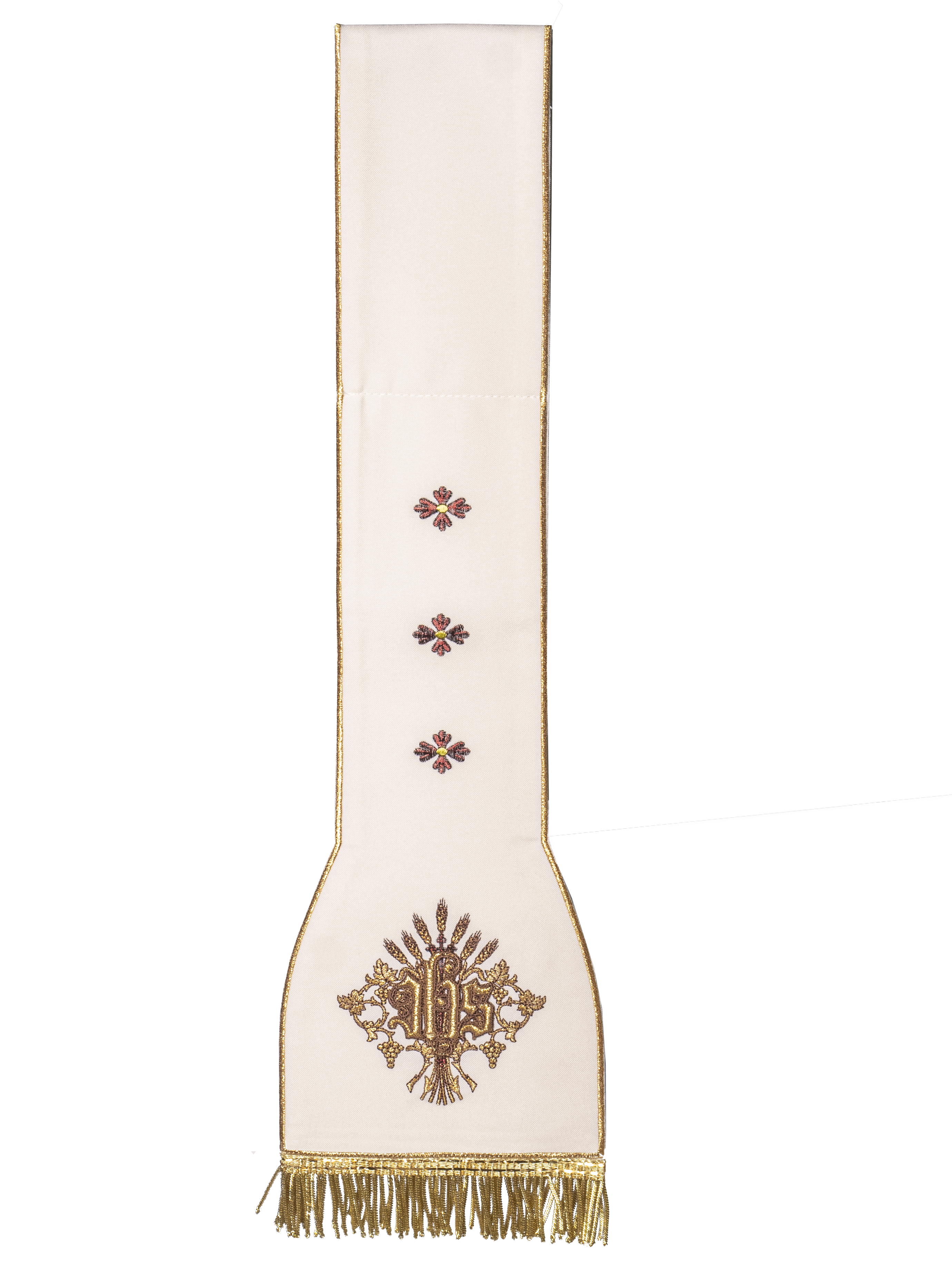 Roman chasuble embroidered with IHS motif