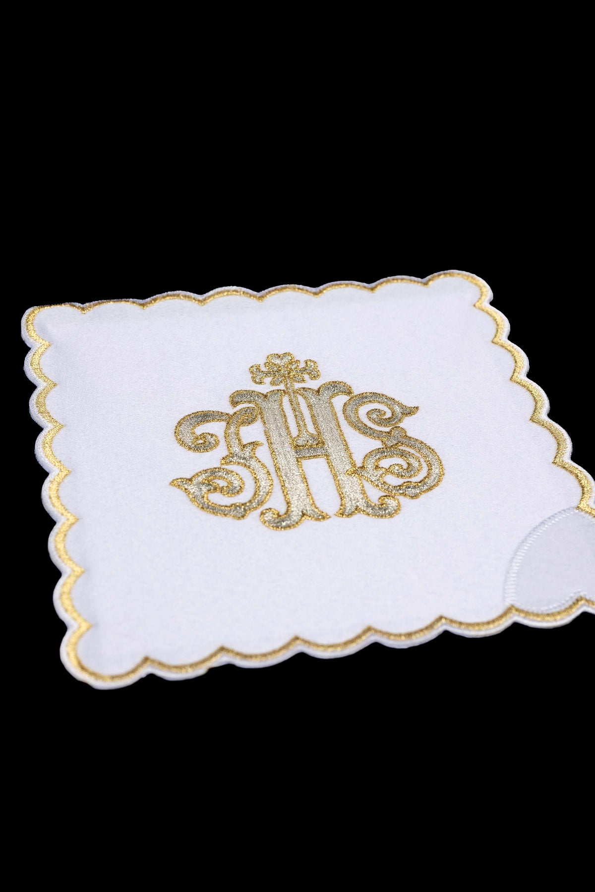 Set di Palle da calice con simbolo IHS ricamato in quattro colori liturgici
