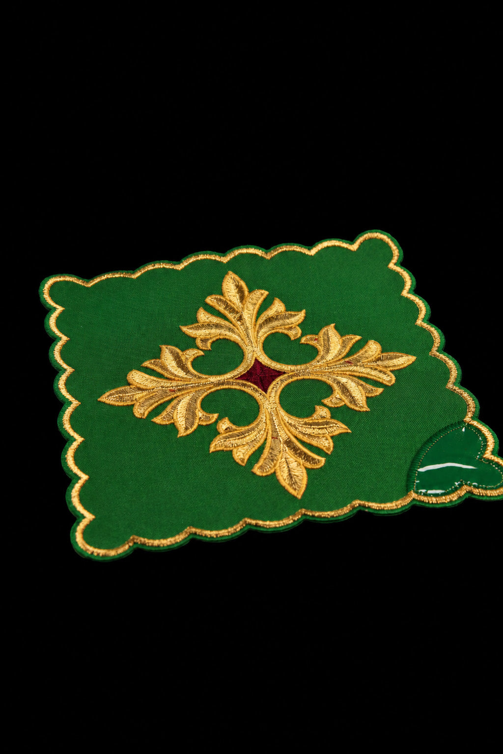 Set di palle da calice con simbolo della croce nei quattro colori liturgici