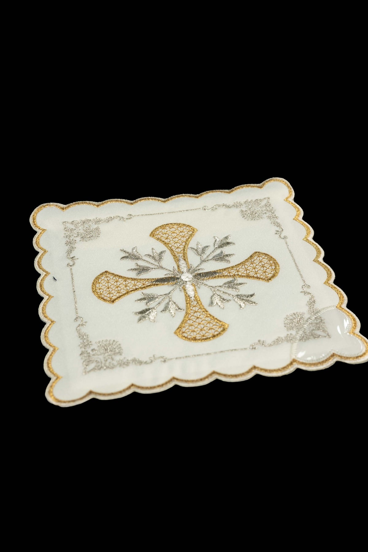 Set di quattro Palle liturgiche con ricamo di Croce