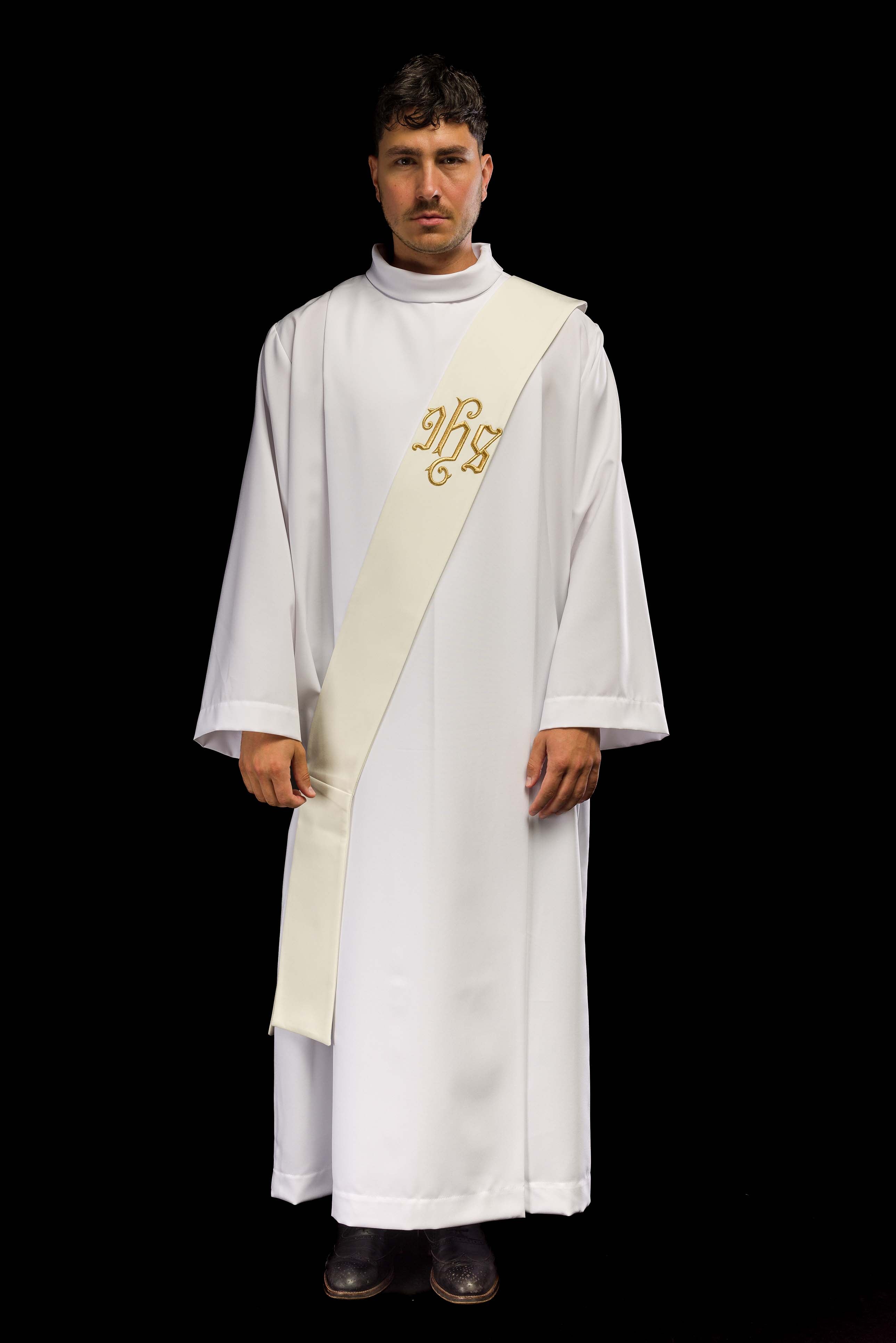 Diaconate stole IHS