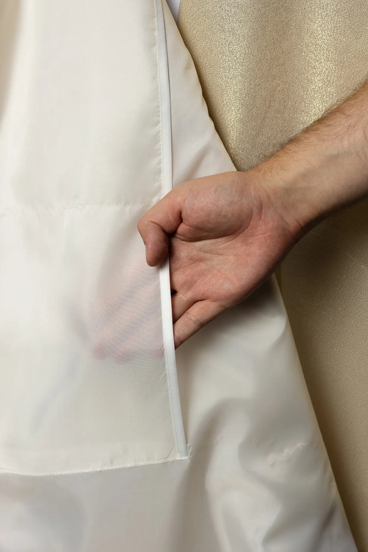 IHS embroidered liturgical veil in gold