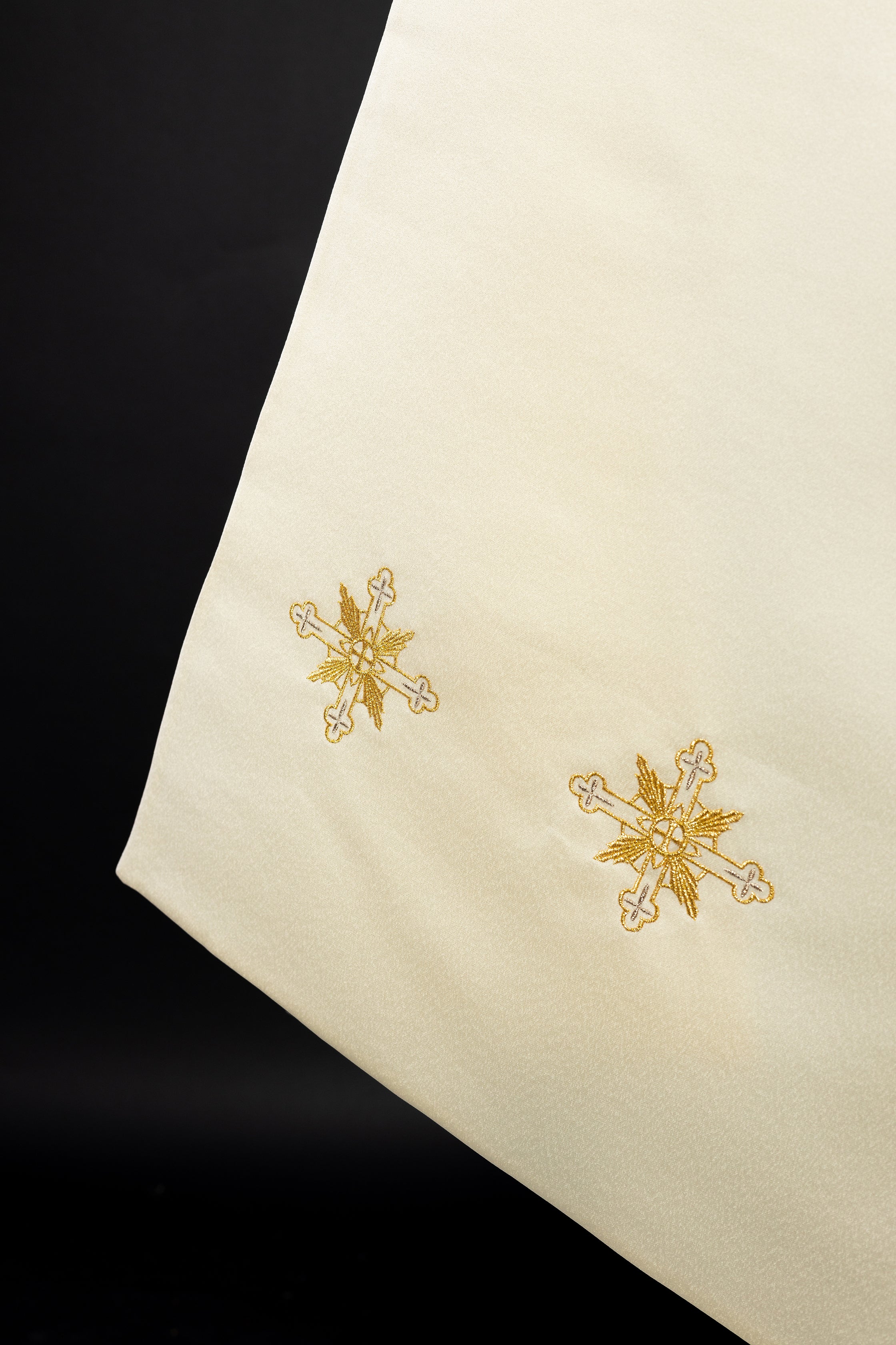 IHS embroidered liturgical veil