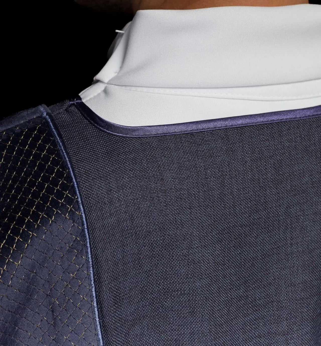 Purple Dalmatic with Velvet Bands and Cross Symbols