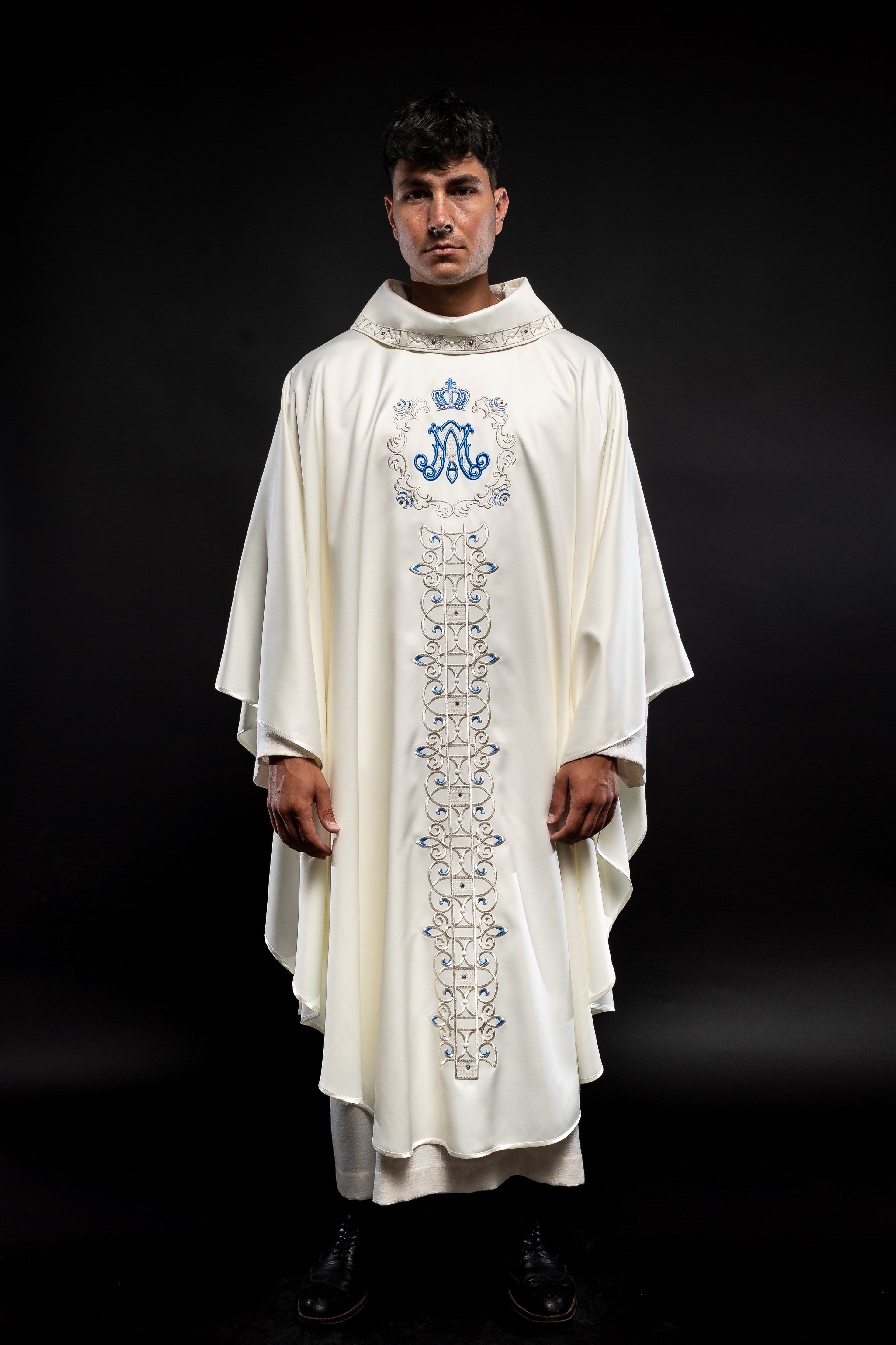 Chasuble with embroidered Marian belt