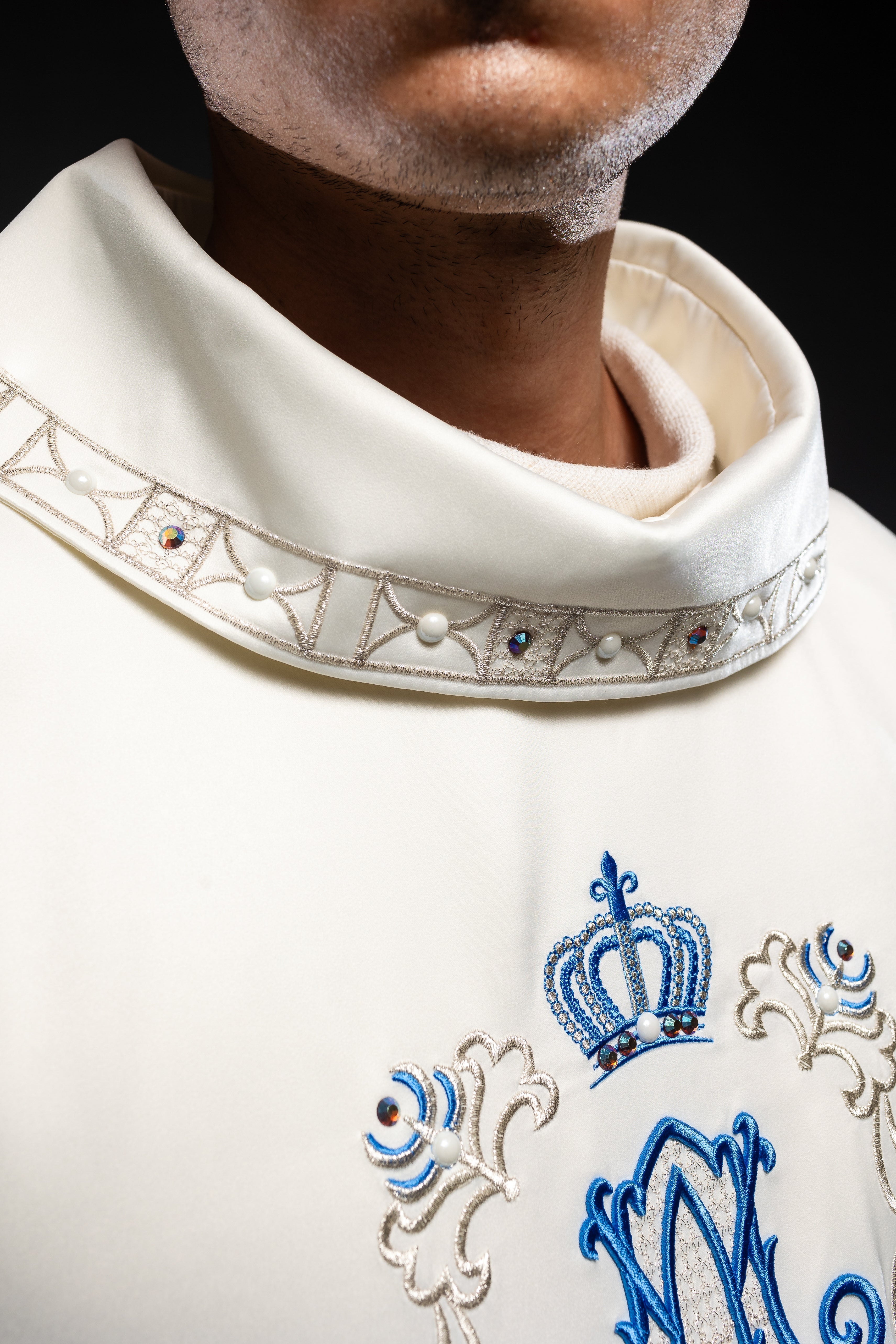 Chasuble with embroidered Marian belt